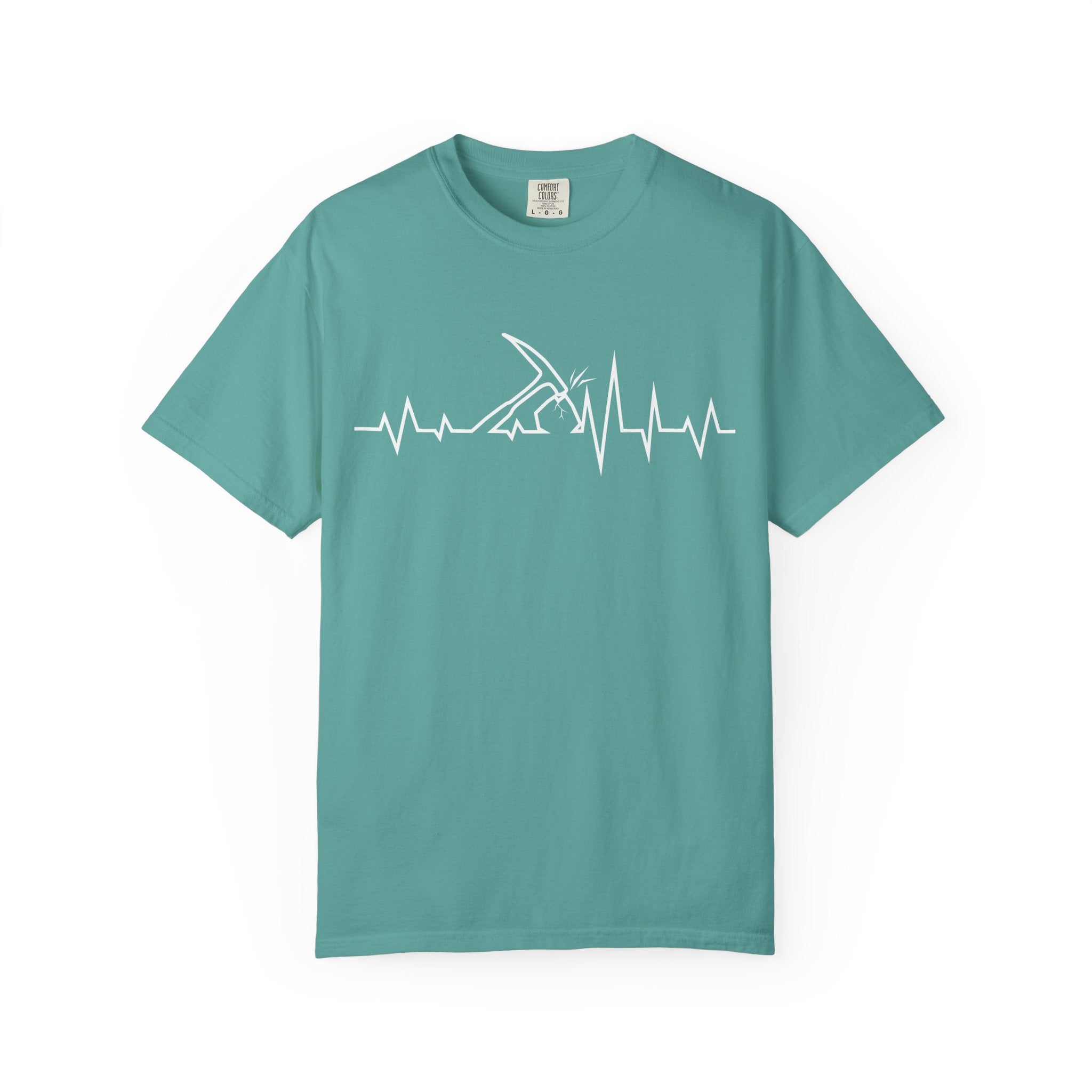 Blue Spruce Funny geology t-shirt - Heartbeat of a Geologist