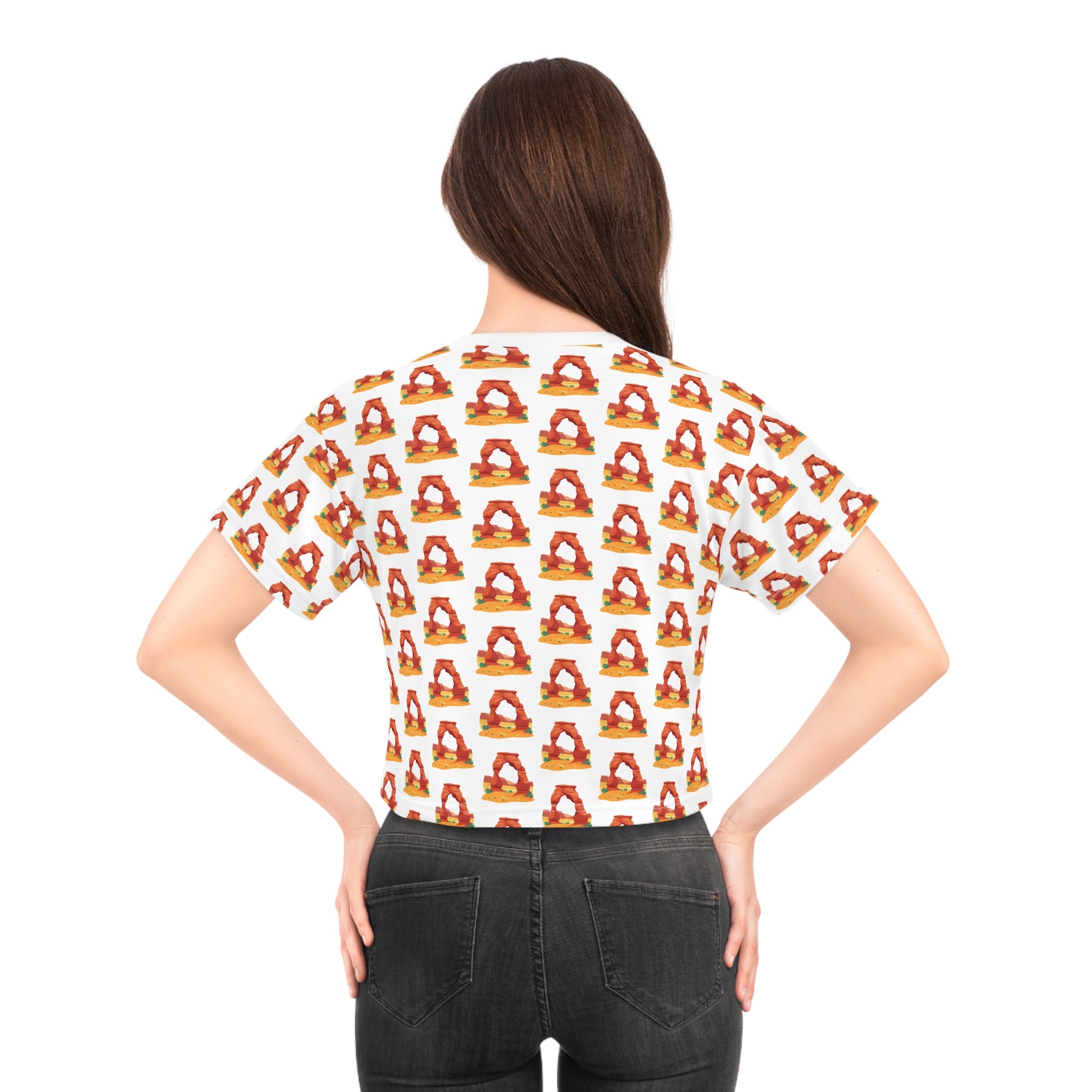 NP: Arches Crop Tee V2 —  All-Over Print