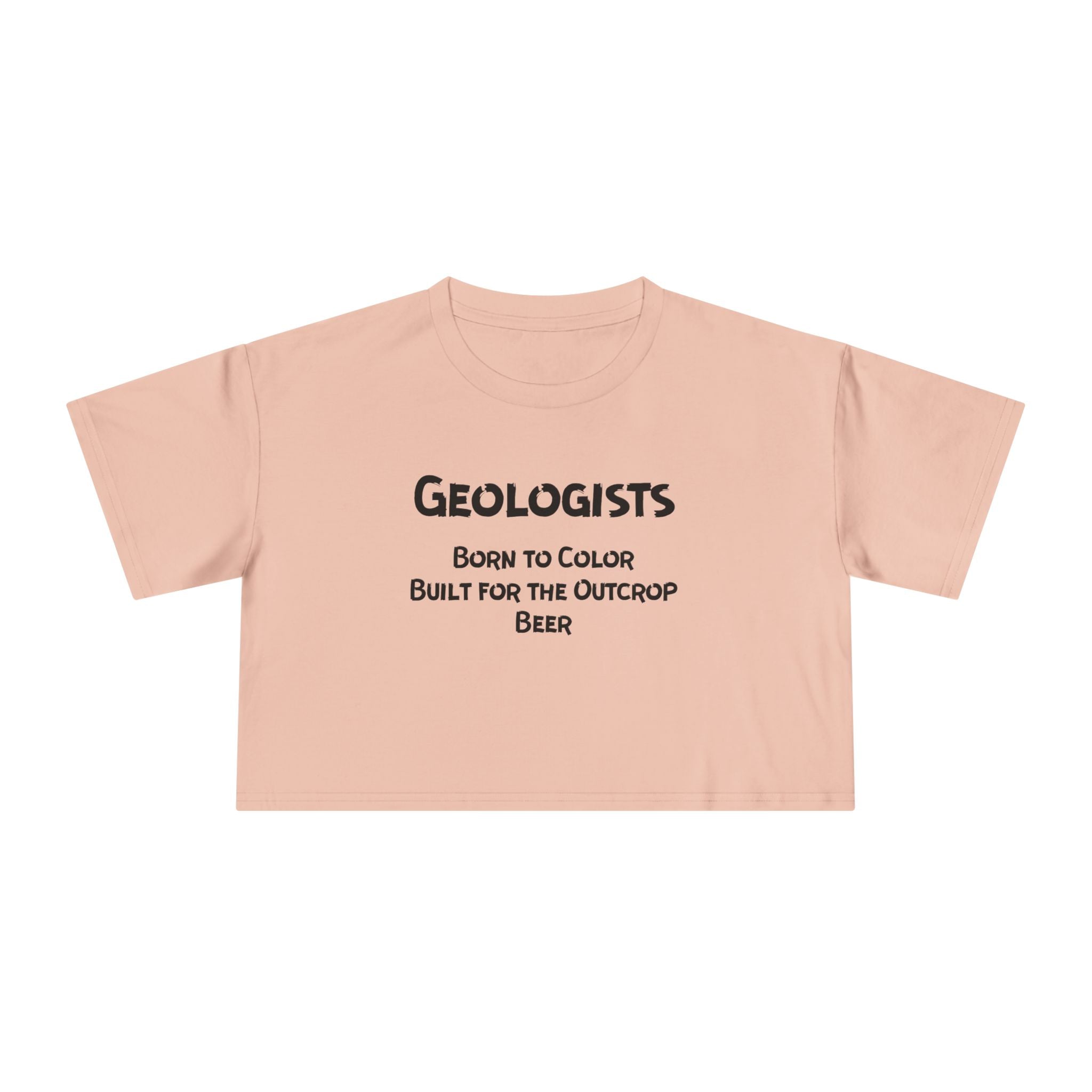 Bone Women's Geology T-Shirt -  Born to Color, Outcrop, Beer