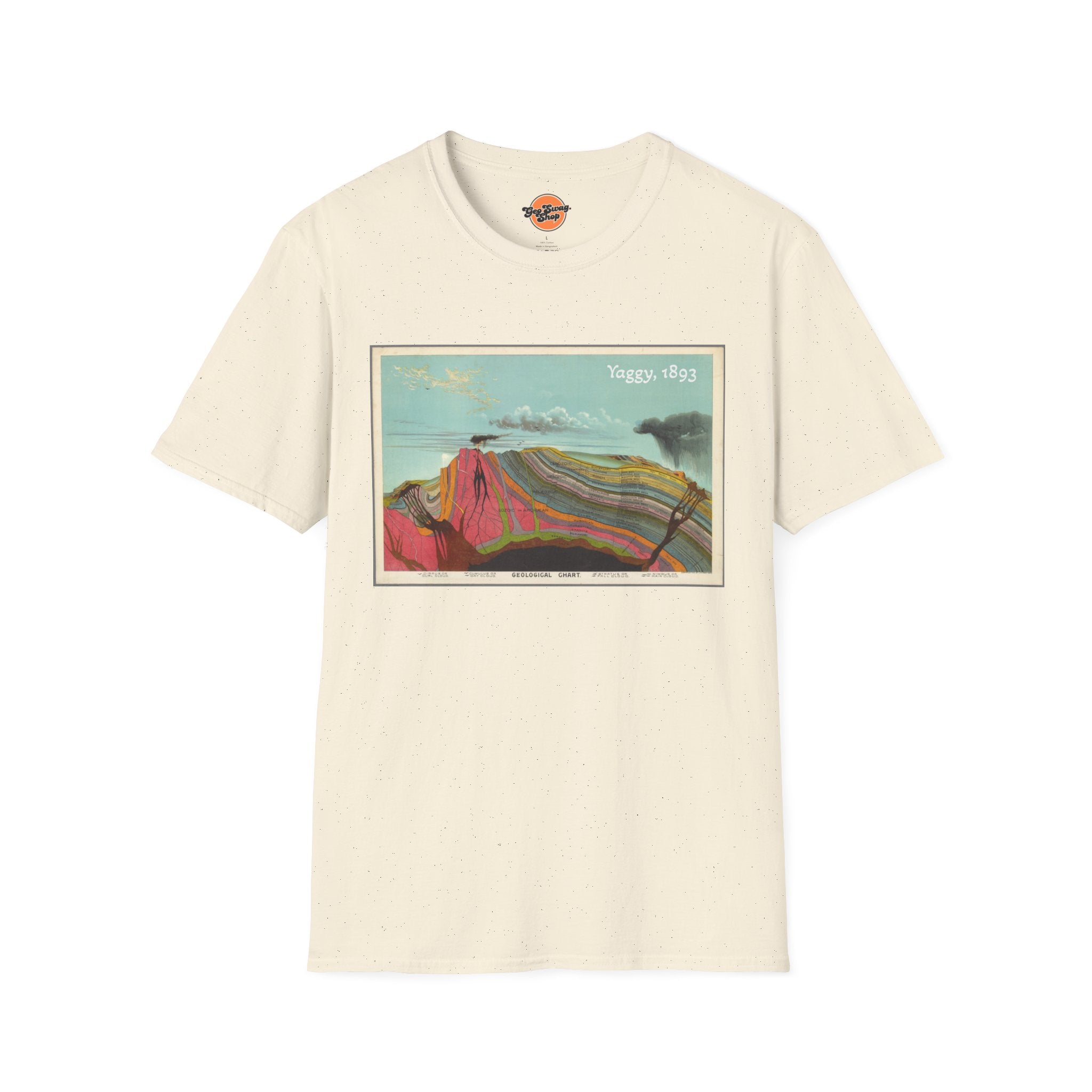 Graphic Tee: Historic Collections - Levi Yaggy Geology Cross Section 1893