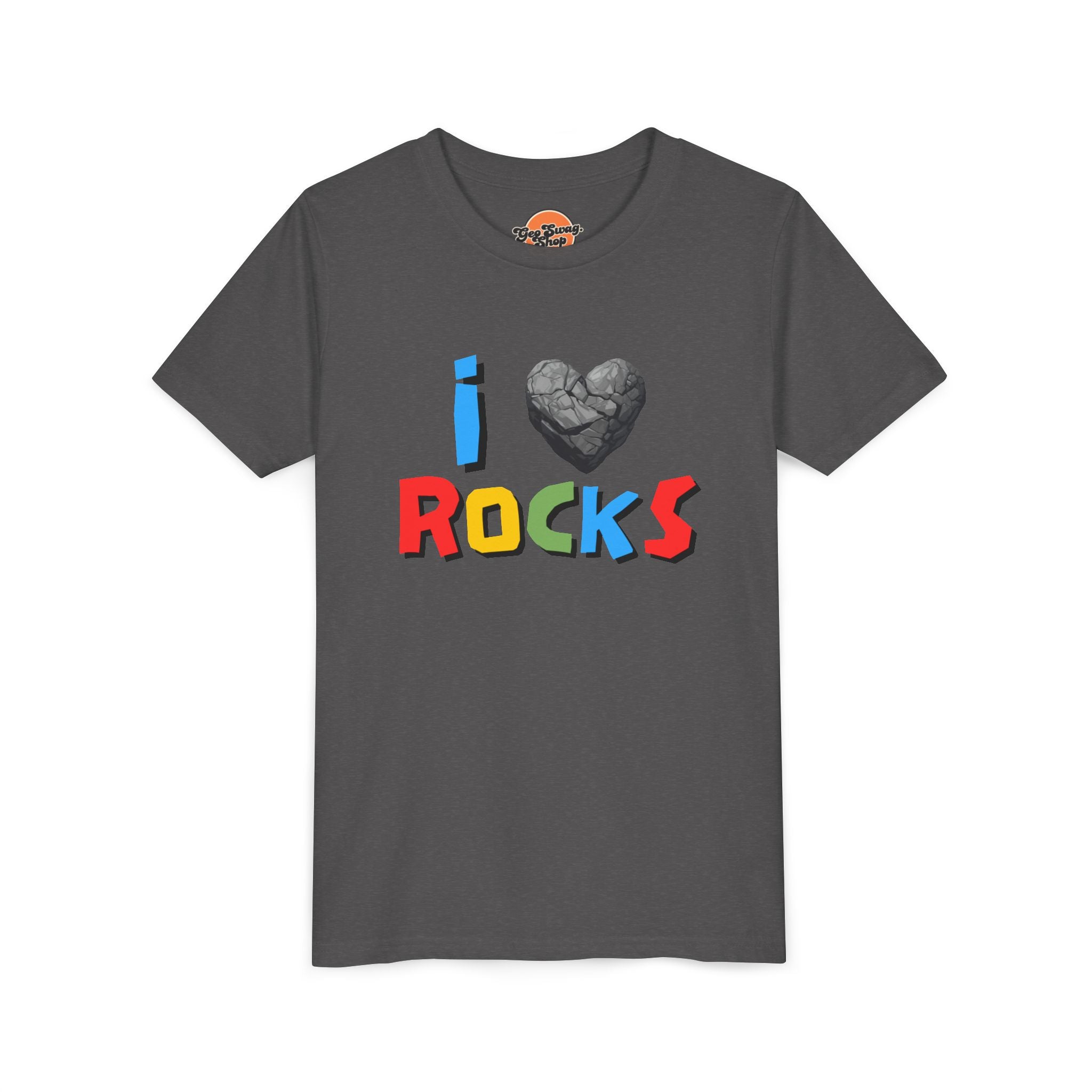 Youth Tee: I Love Rocks