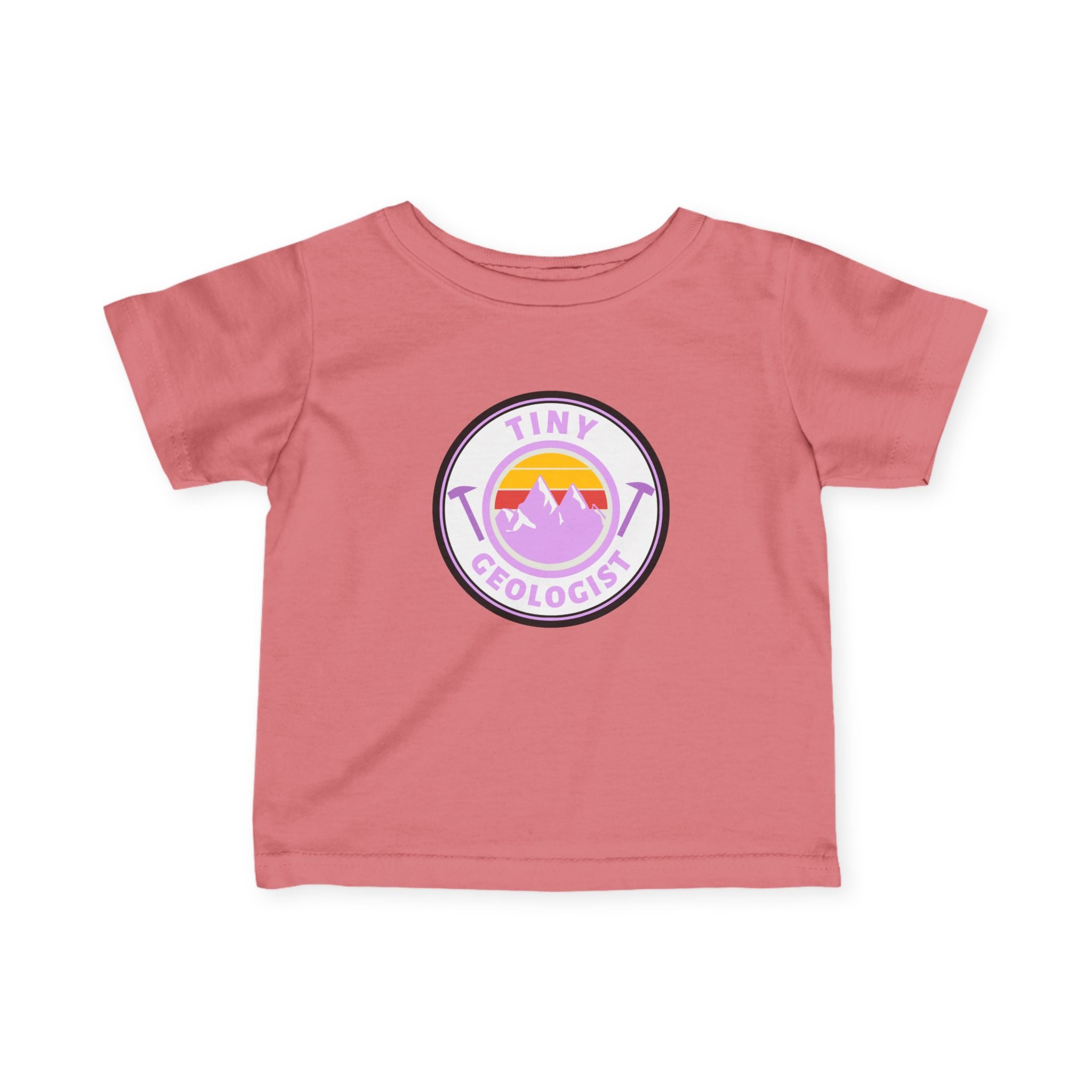 Natural Heather Youth Geology T-Shirt: Rock Licker Blue Text