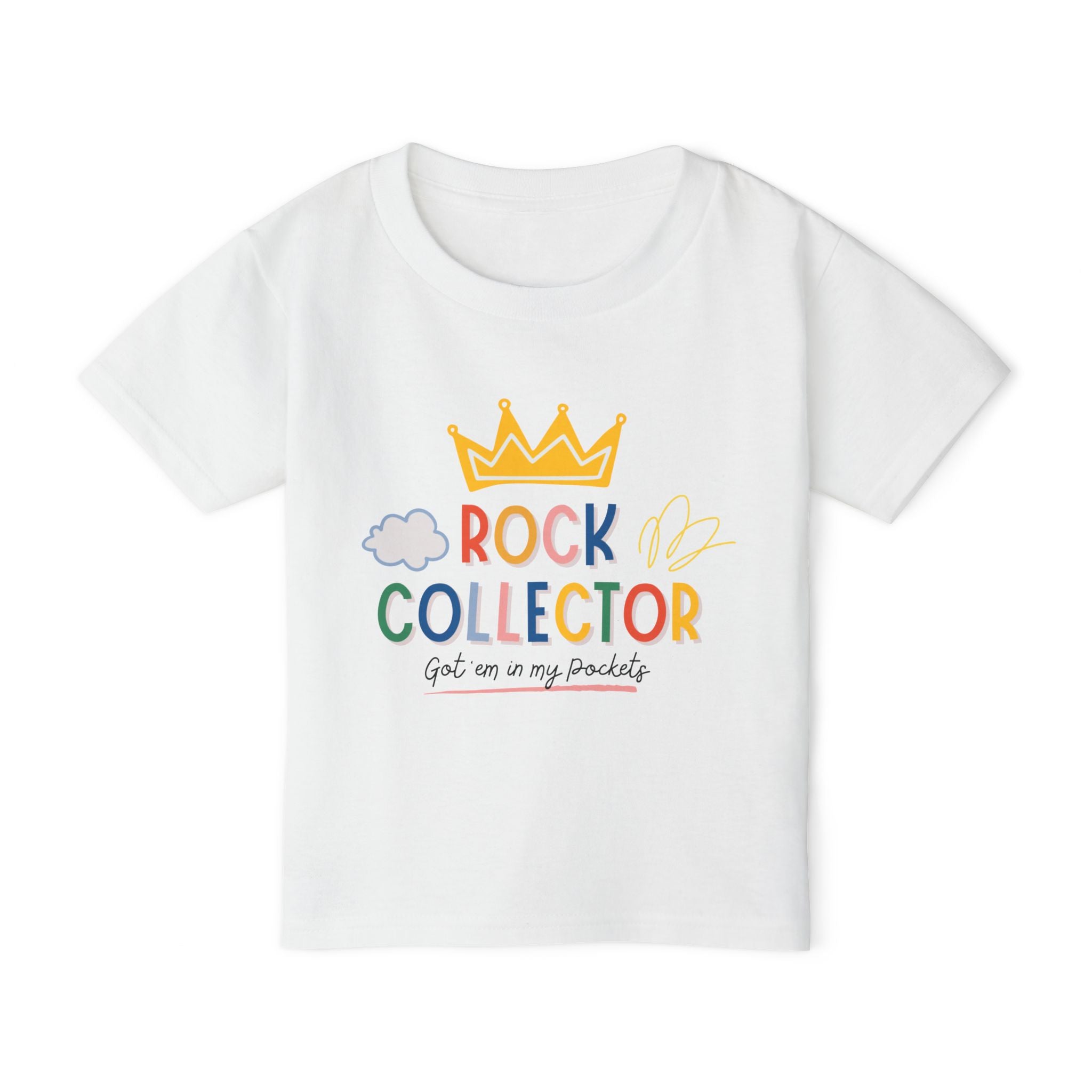 Light Blue Toddler Geology T-Shirt: Rocks Collector