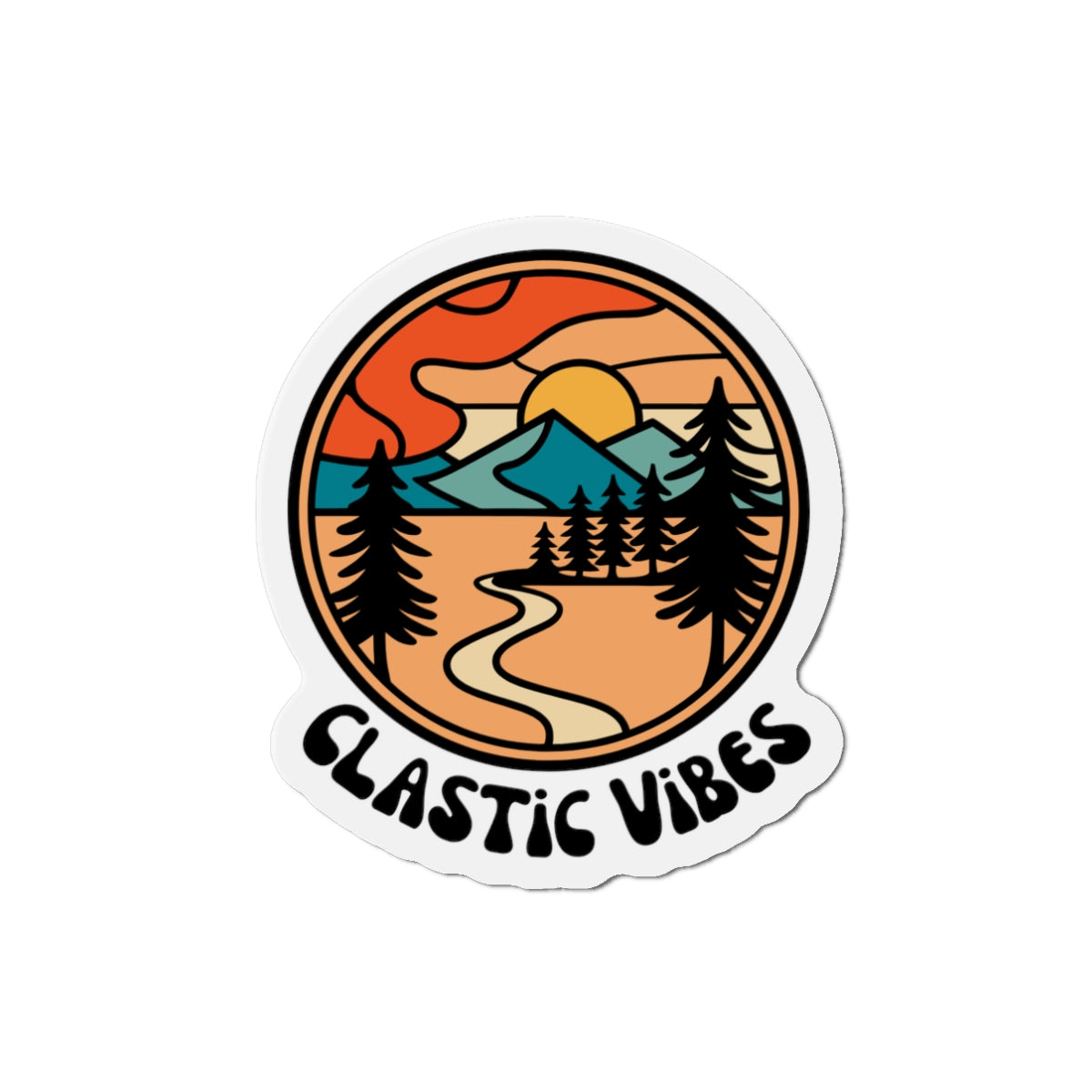 Magnet: Clastic Vibes Die-Cut Magnet