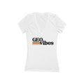 Women's V-Neck Tee: GEO Vibes