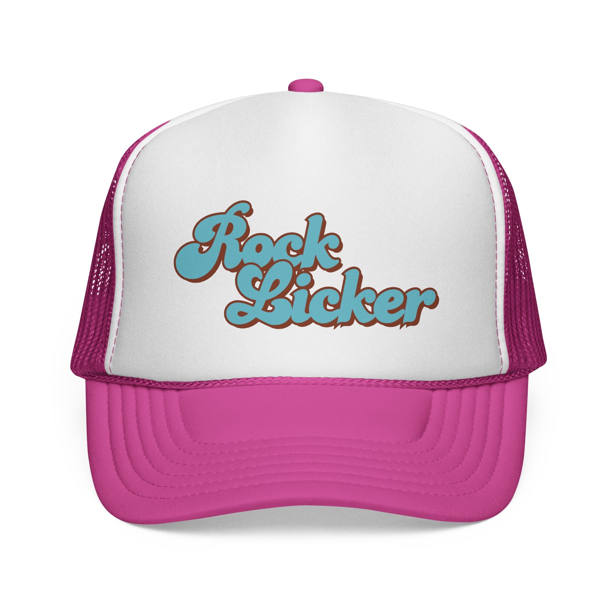 Hat: Trucker Hat Rock Licker Blue
