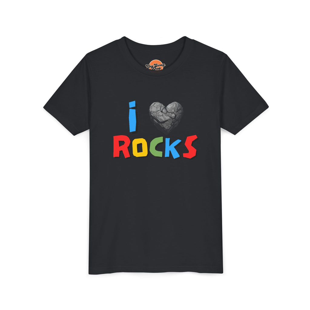 Youth Tee: I Love Rocks