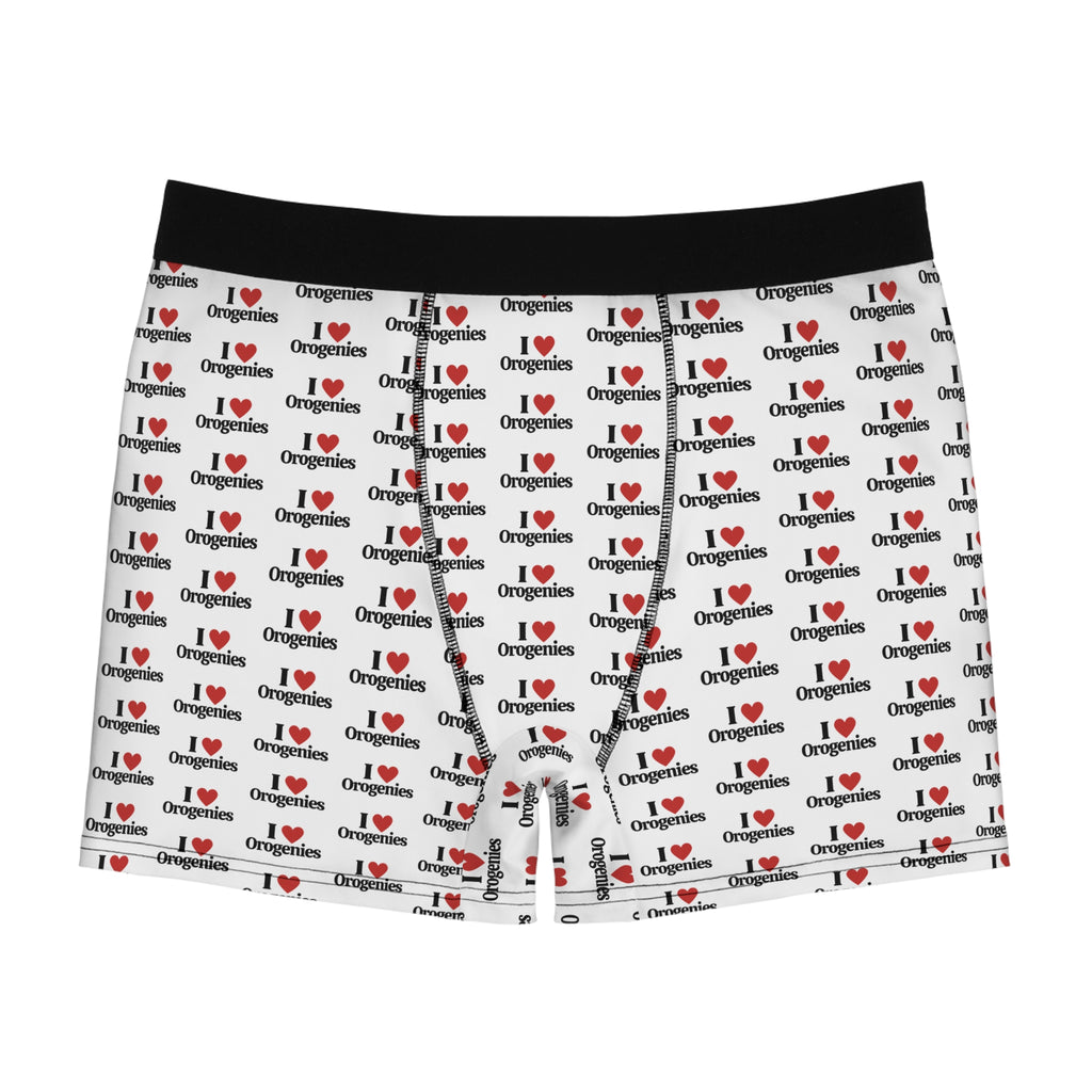 Undies: I Love Orogenies Men's Boxers