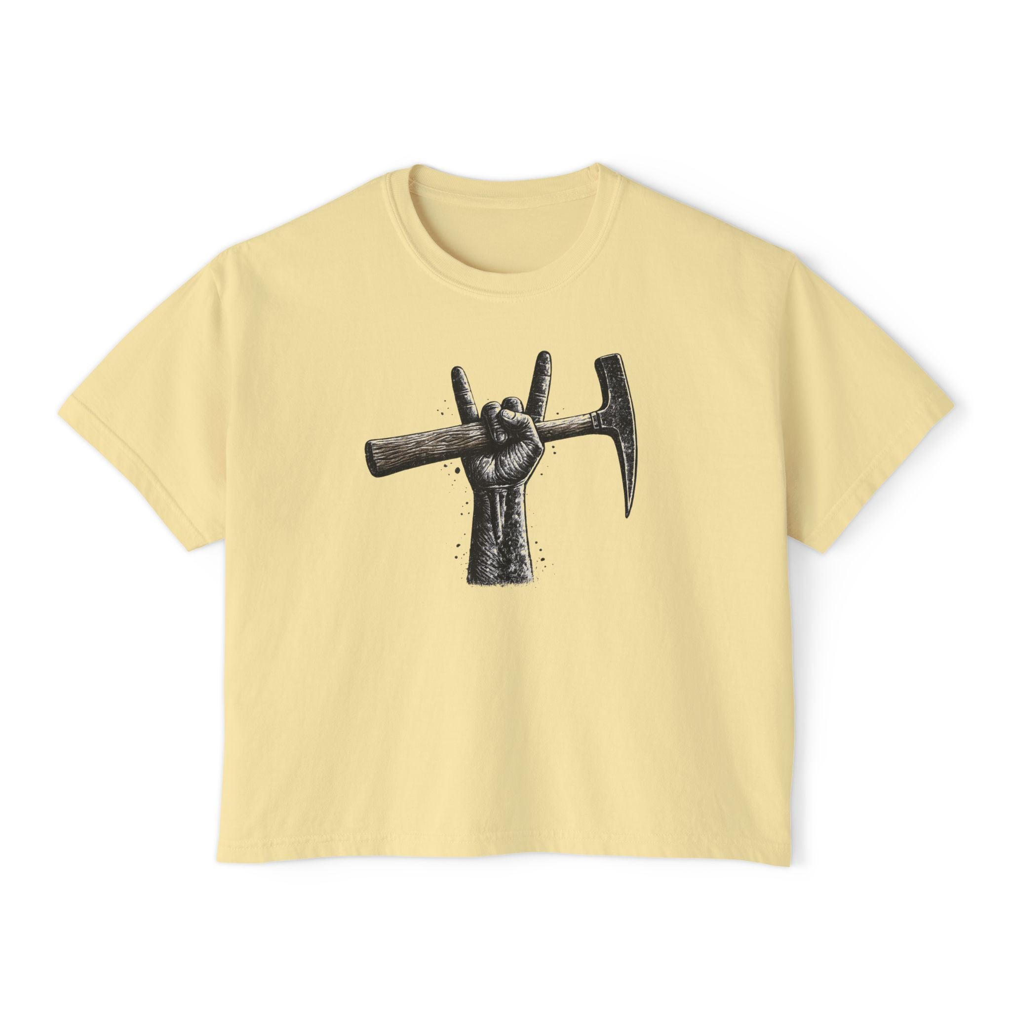Boxy Geology T-Shirt: Geology Rocks V1