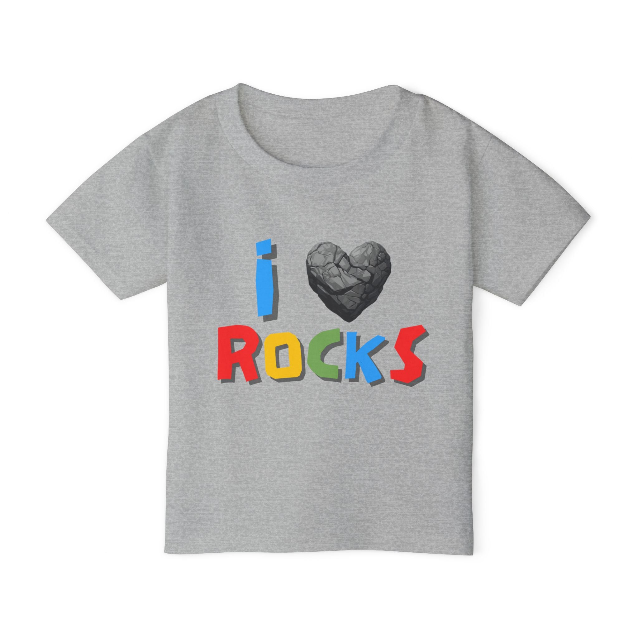 Toddler Tee: I Love Rocks