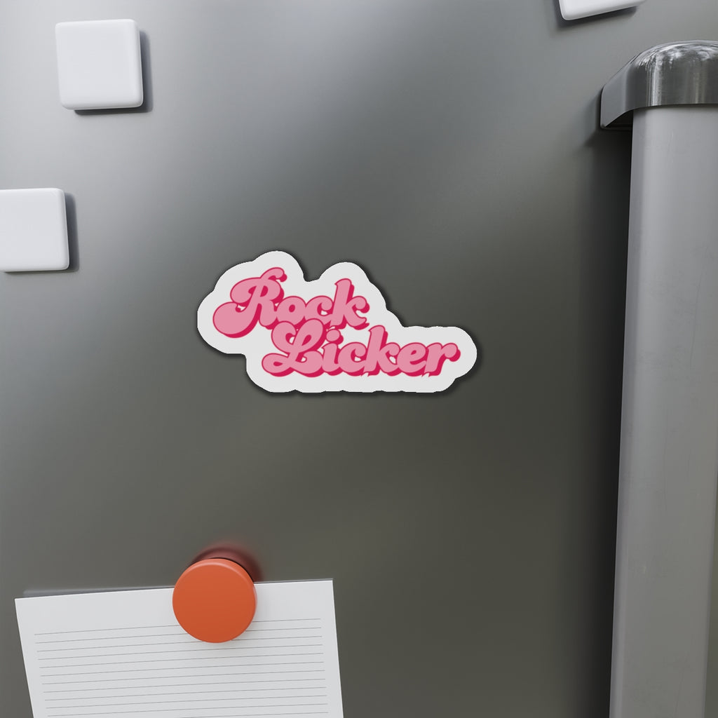 Magnet: Rock Licker Die-Cut Pink