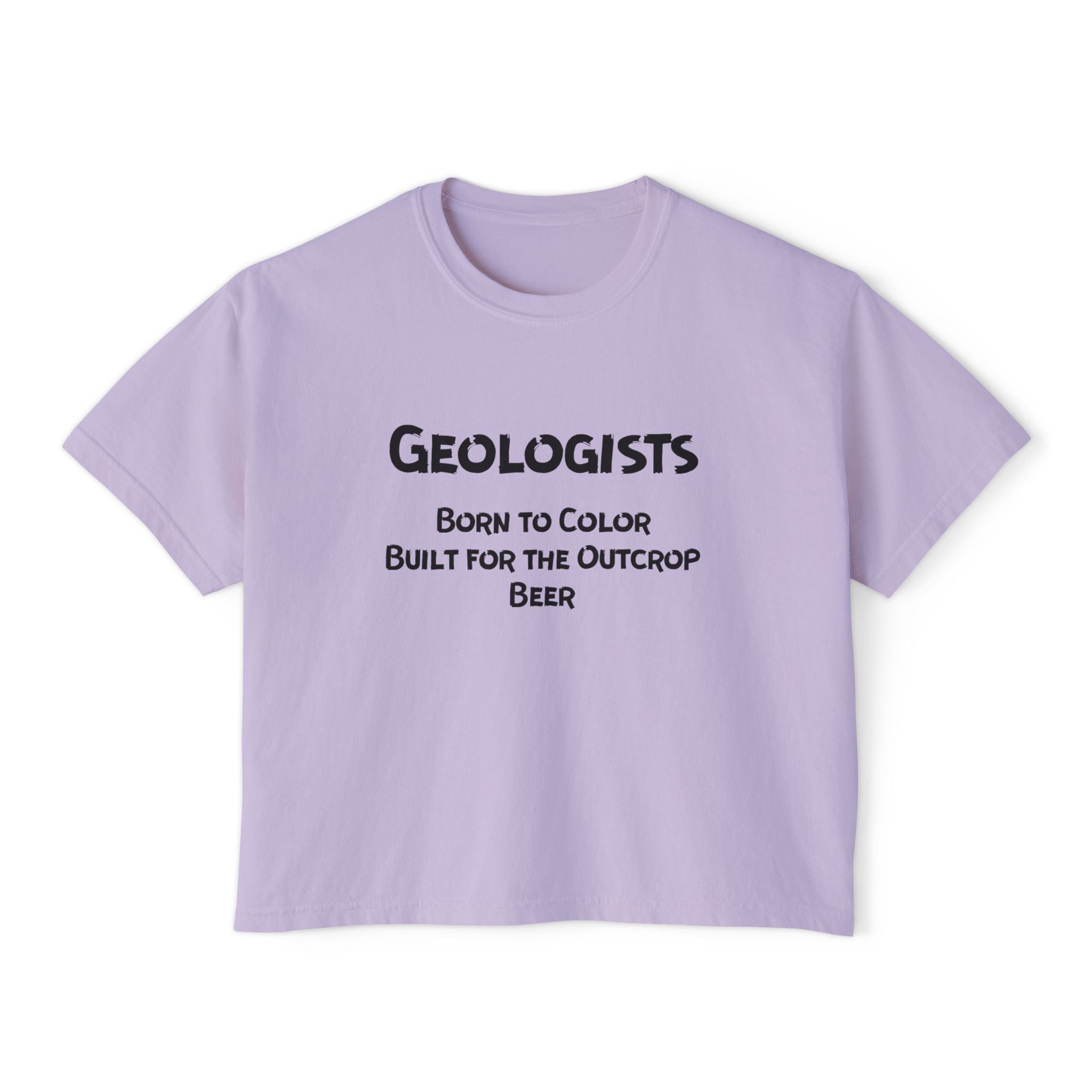 Pepper Women's Geology T-Shirt -  Born to Color, Outcrop, Beer
