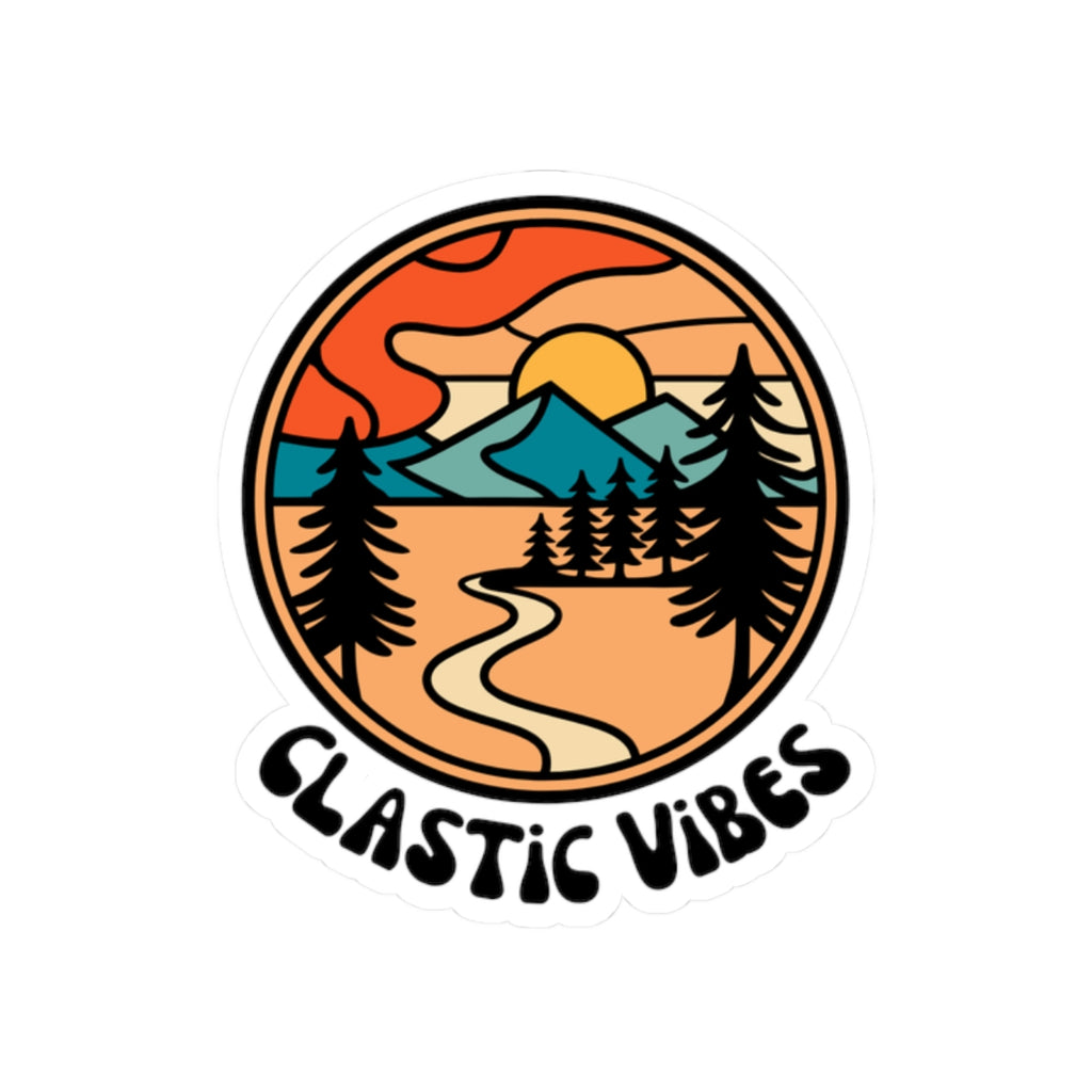 Sticker: Clastic Vibes Kiss-Cut Sticker