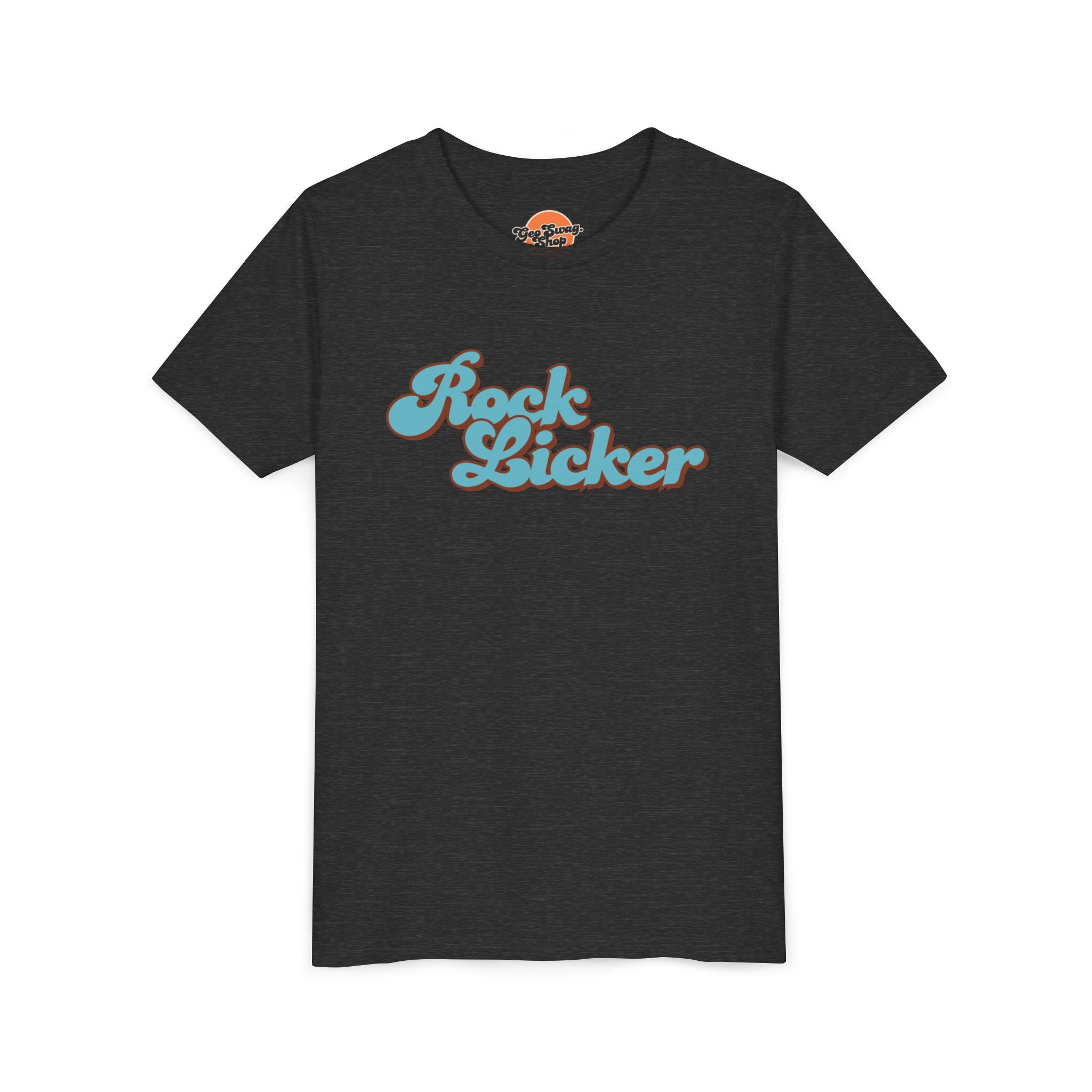 Youth Tee: Rock Licker Blue Text