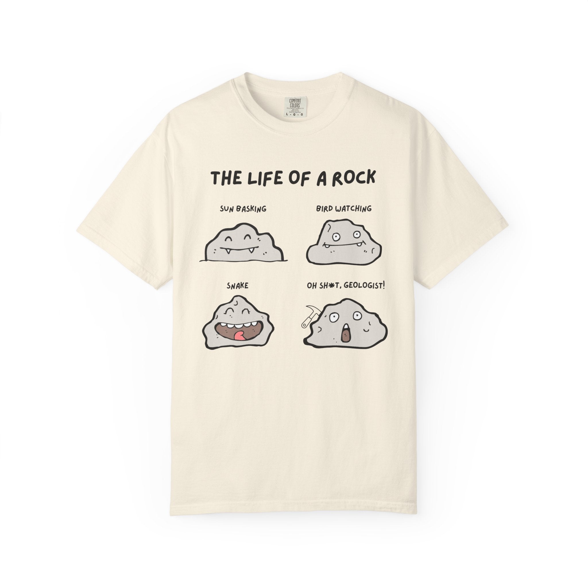 Bay Funny Graphics Tee: The Life of a Rock