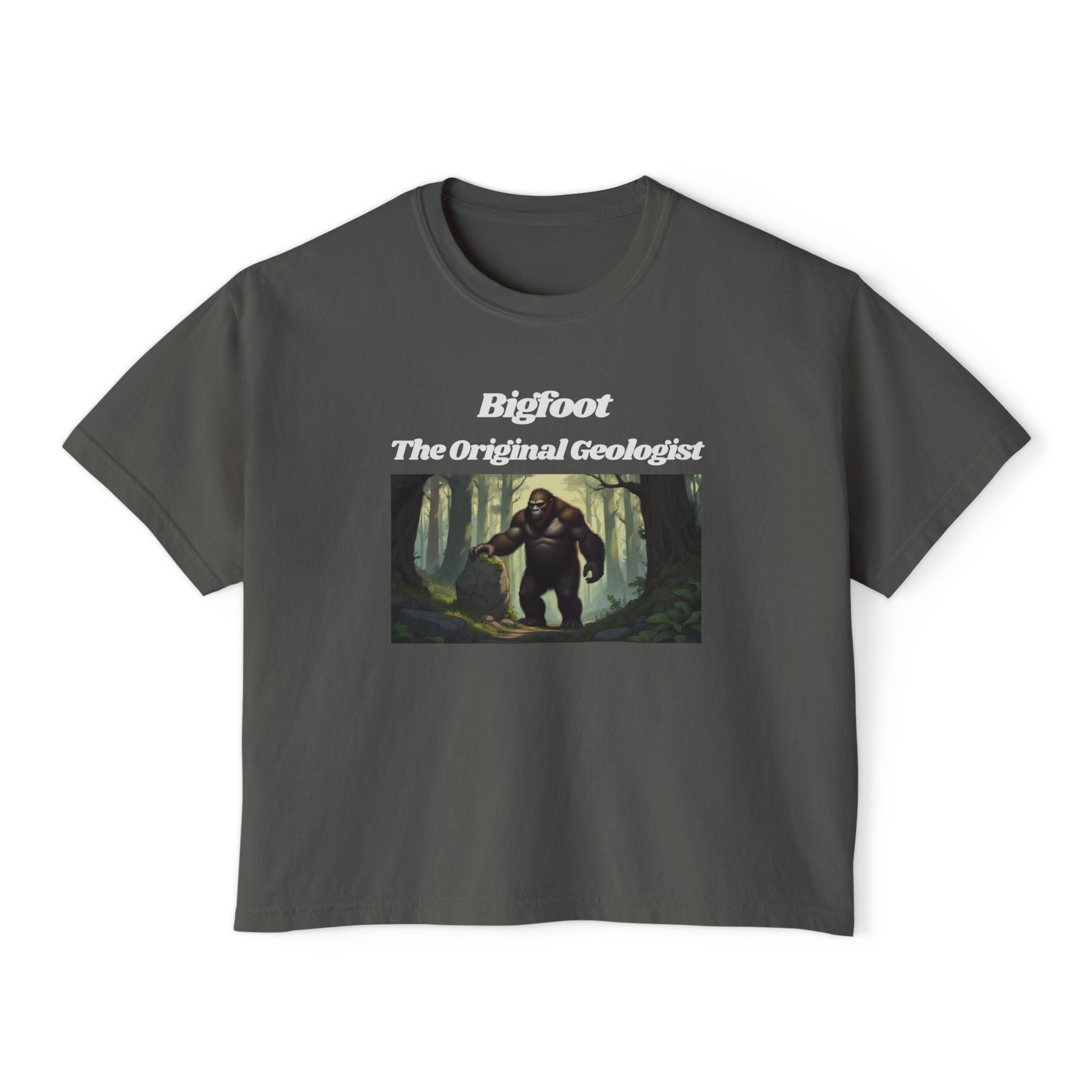 Boxy Tee: Bigfoot the Original Geologist