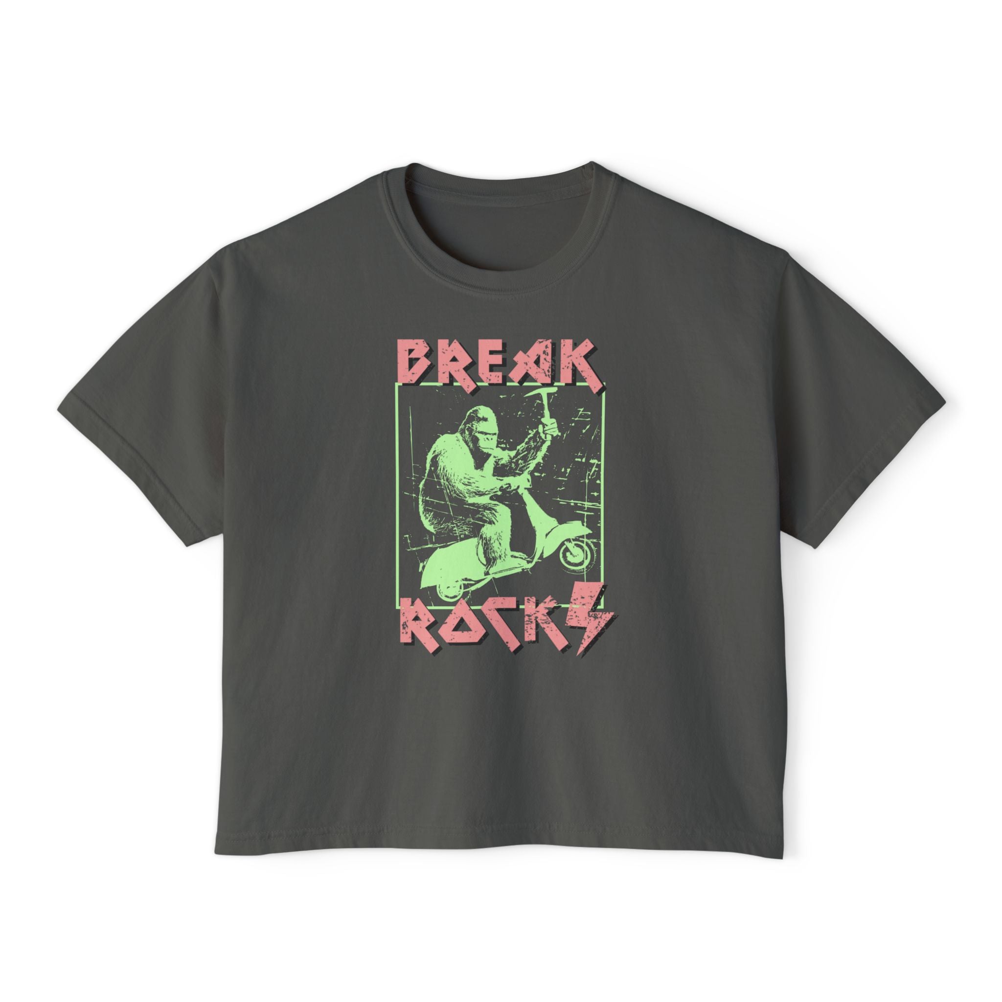 Boxy Tee: Bigfoot - Break Rocks