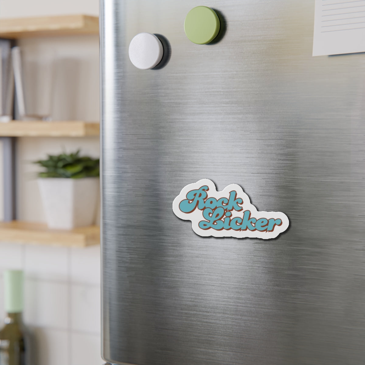 Magnet: Rock Licker Die-Cut Blue