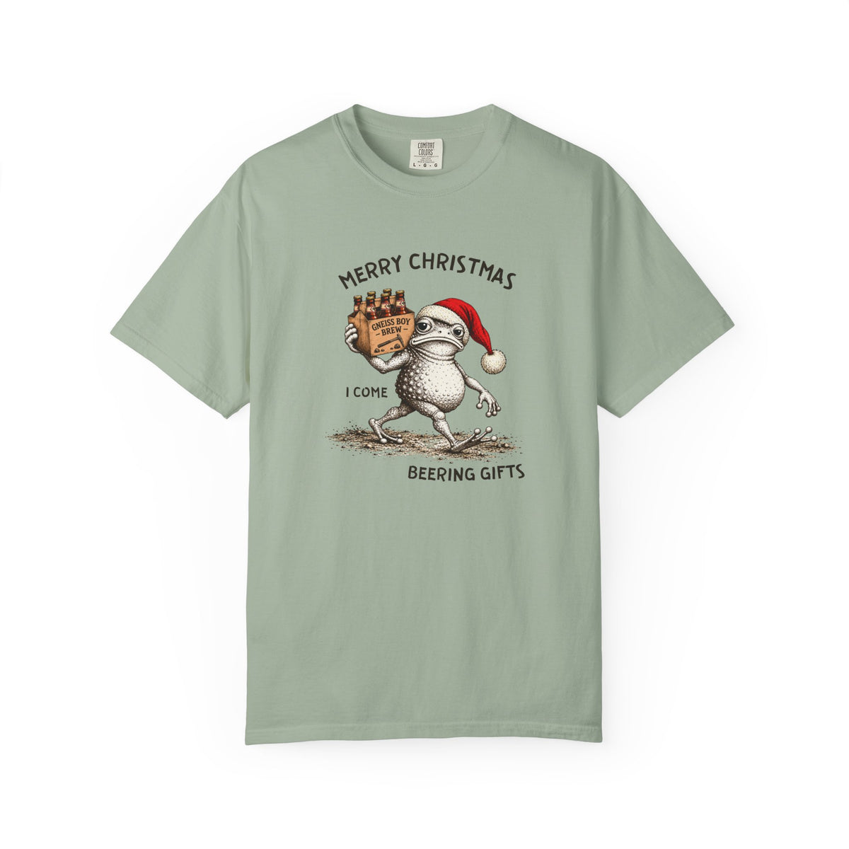 Geology Holiday T-Shirt: Merry Christmas I Come Beering Gifts