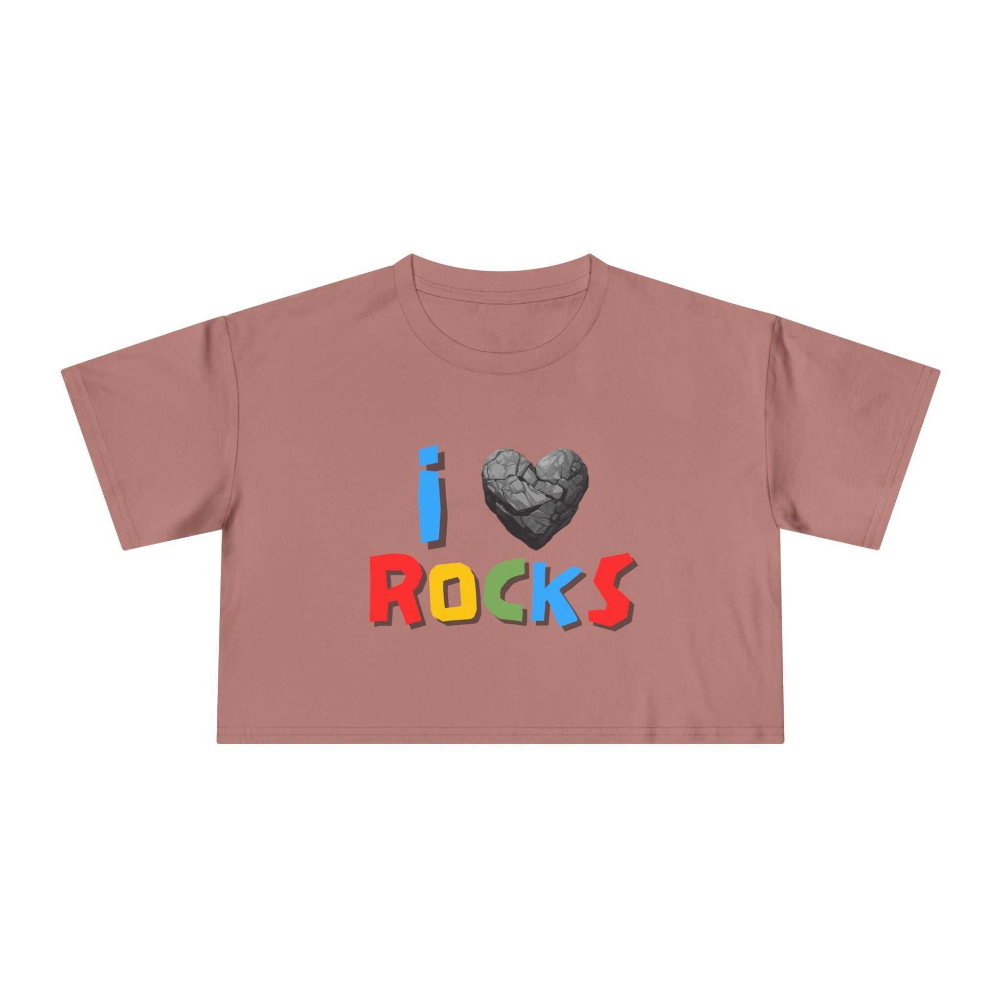 White Women's Geology T-Shirt -  I Love Rocks