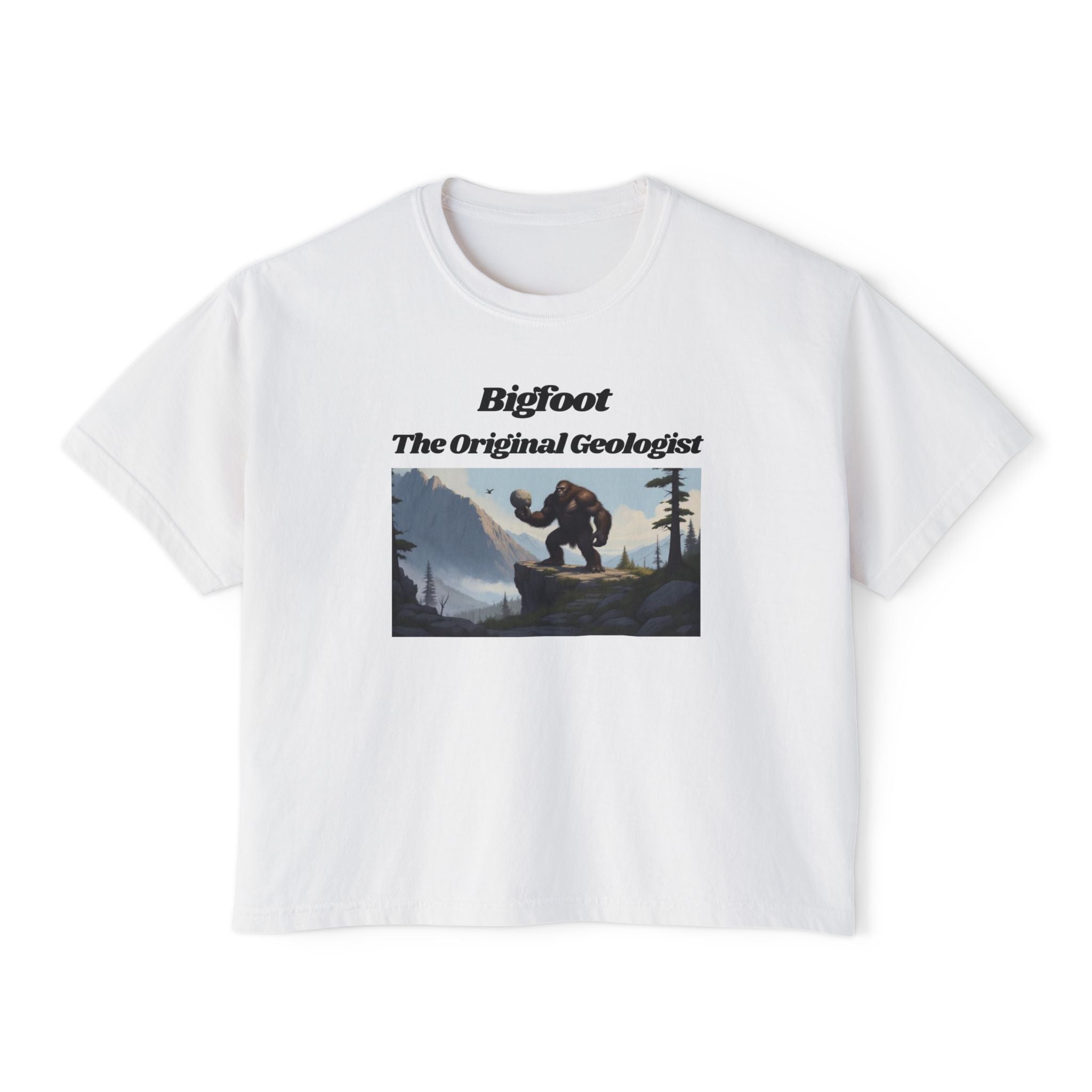 Boxy Tee: Bigfoot the Original Geologist V2