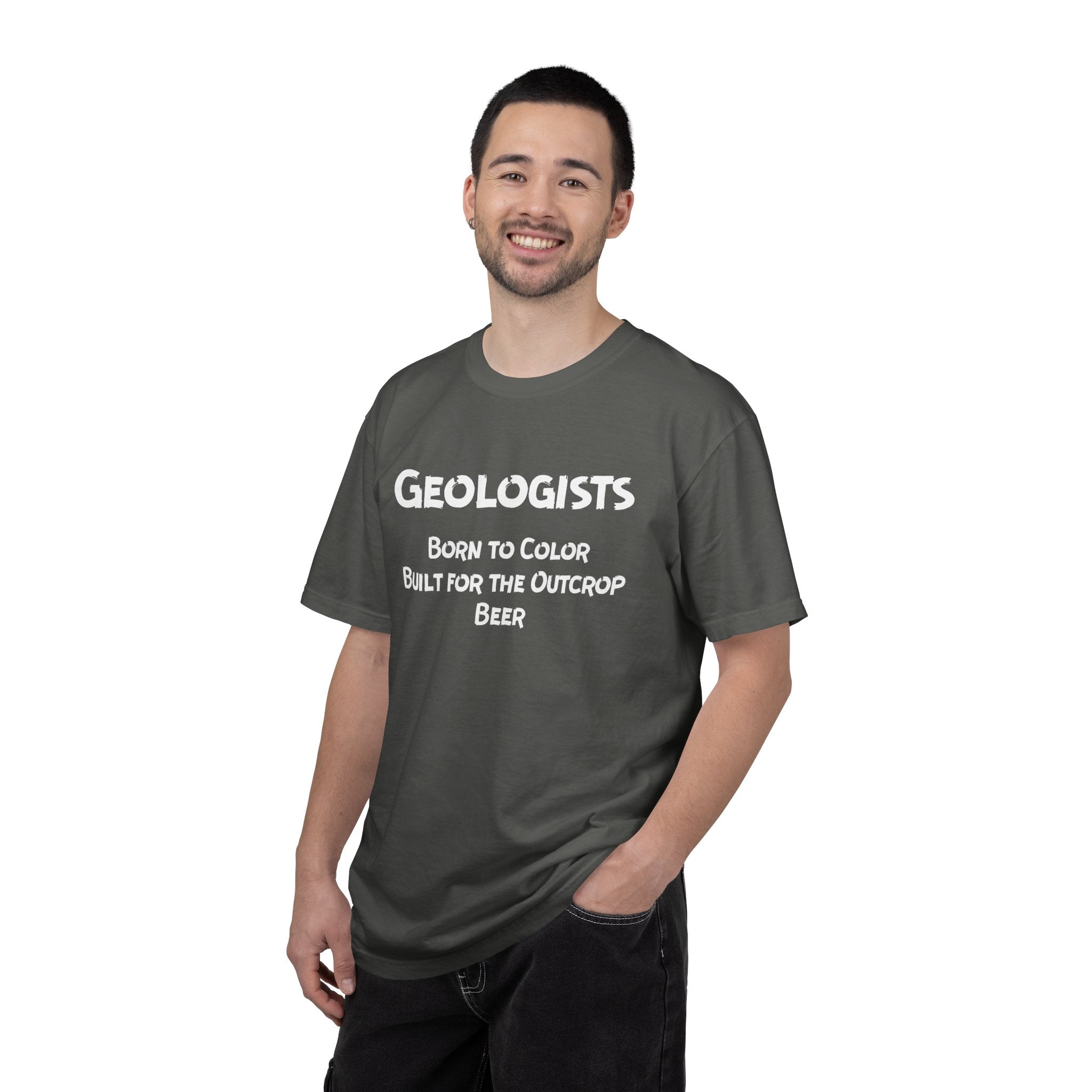Graphic Tee: Geologist - Born to Color, Built for the Outcrop, Beer