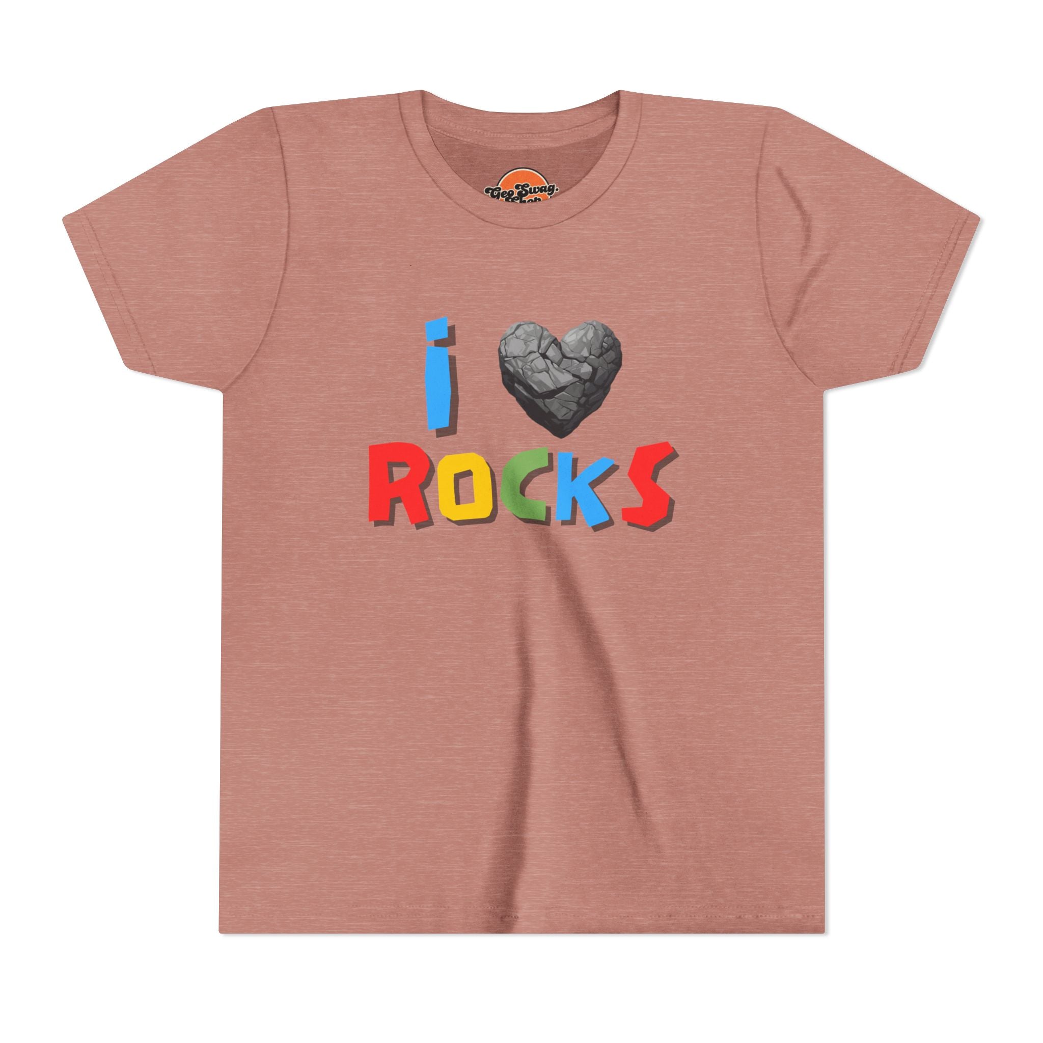 Youth Tee: I Love Rocks
