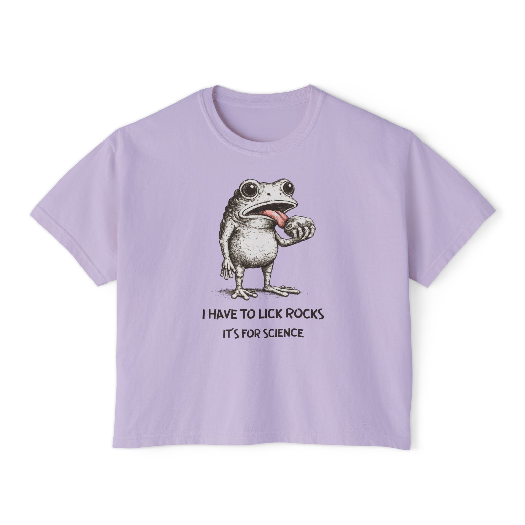 White Women's Geology T-Shirt -  Lick Rocks...It's for Science