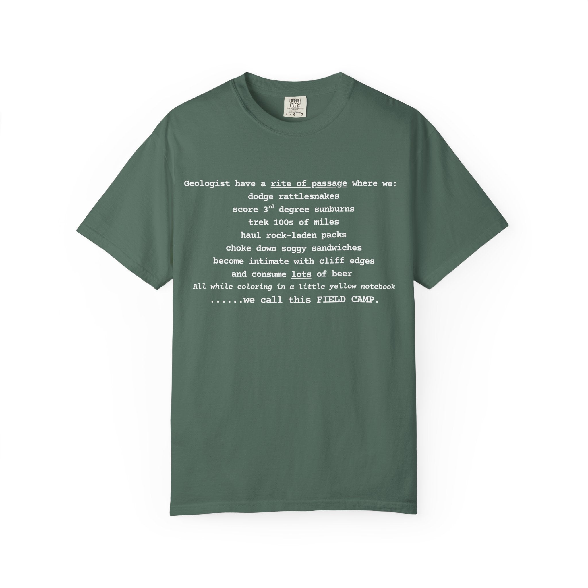 Bay Funny Geology T-Shirt: We Call This Field Camp