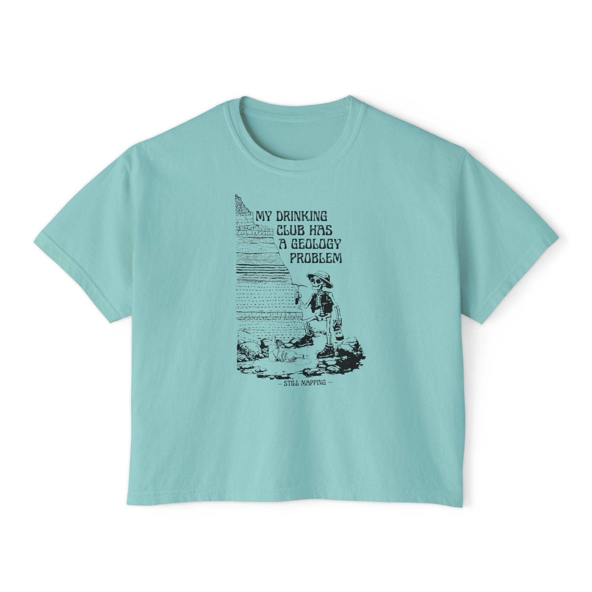 Boxy Tee: My Drinking Club Has a Geology Problem