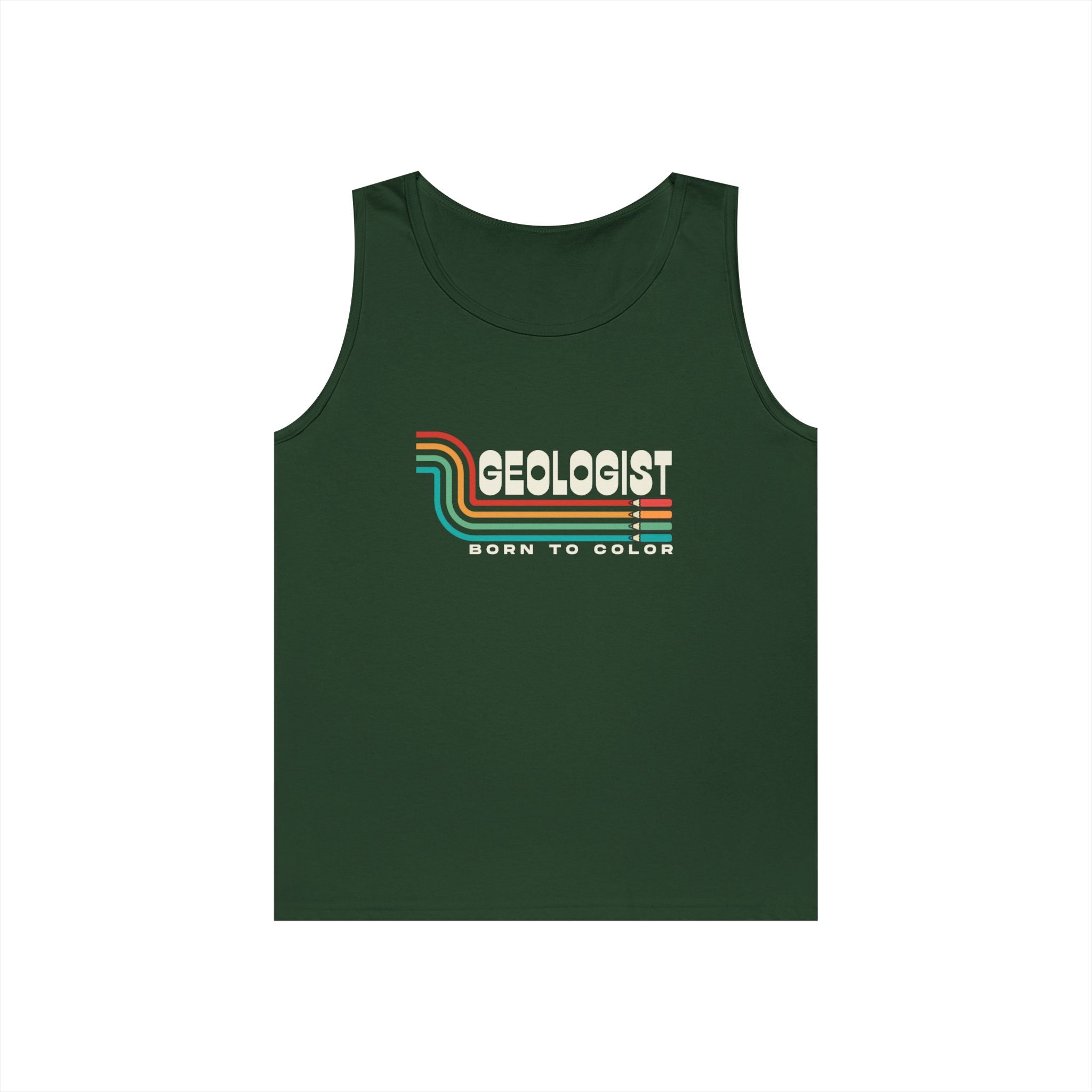 Tank Top Unisex: Geologist - Born to Color