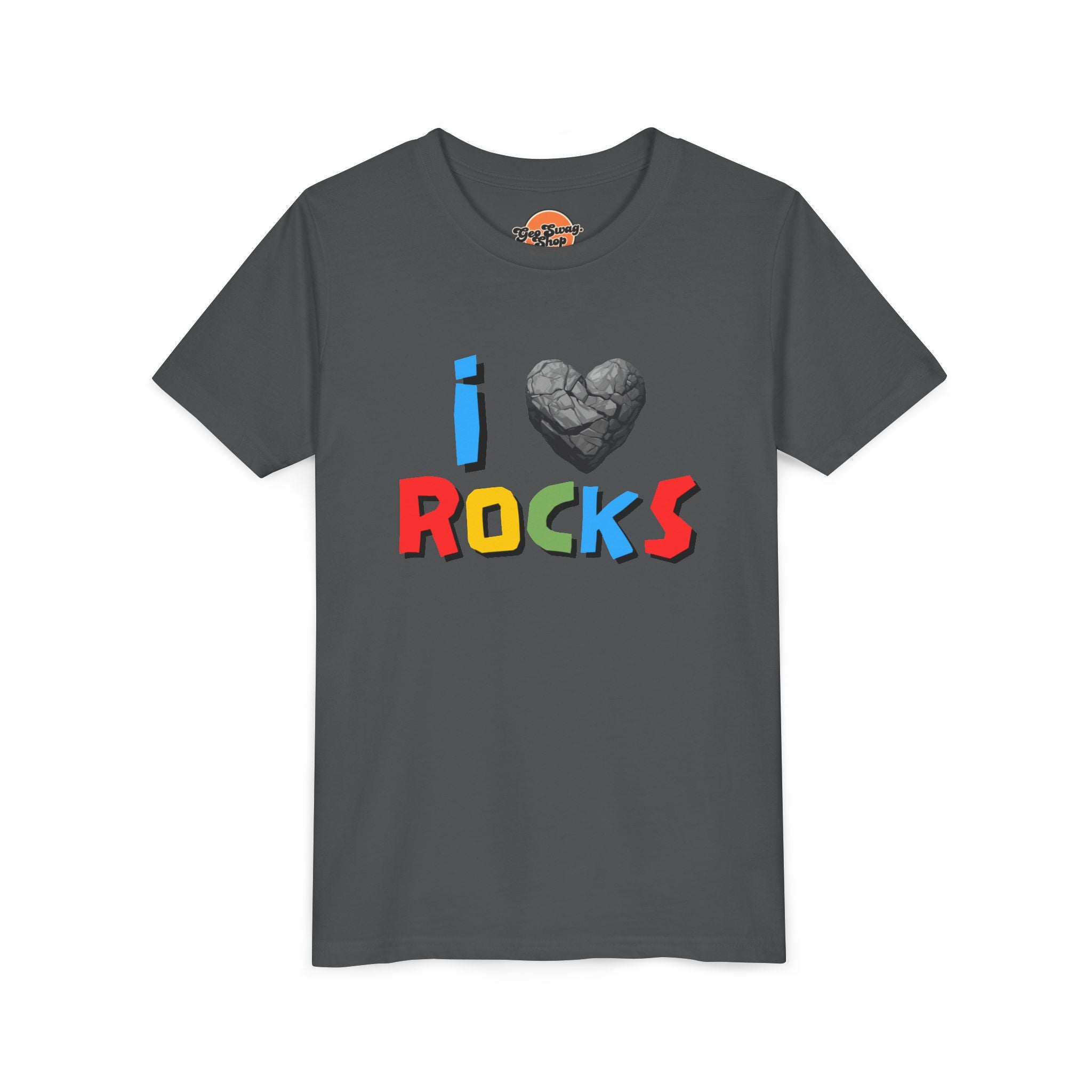 Youth Tee: I Love Rocks