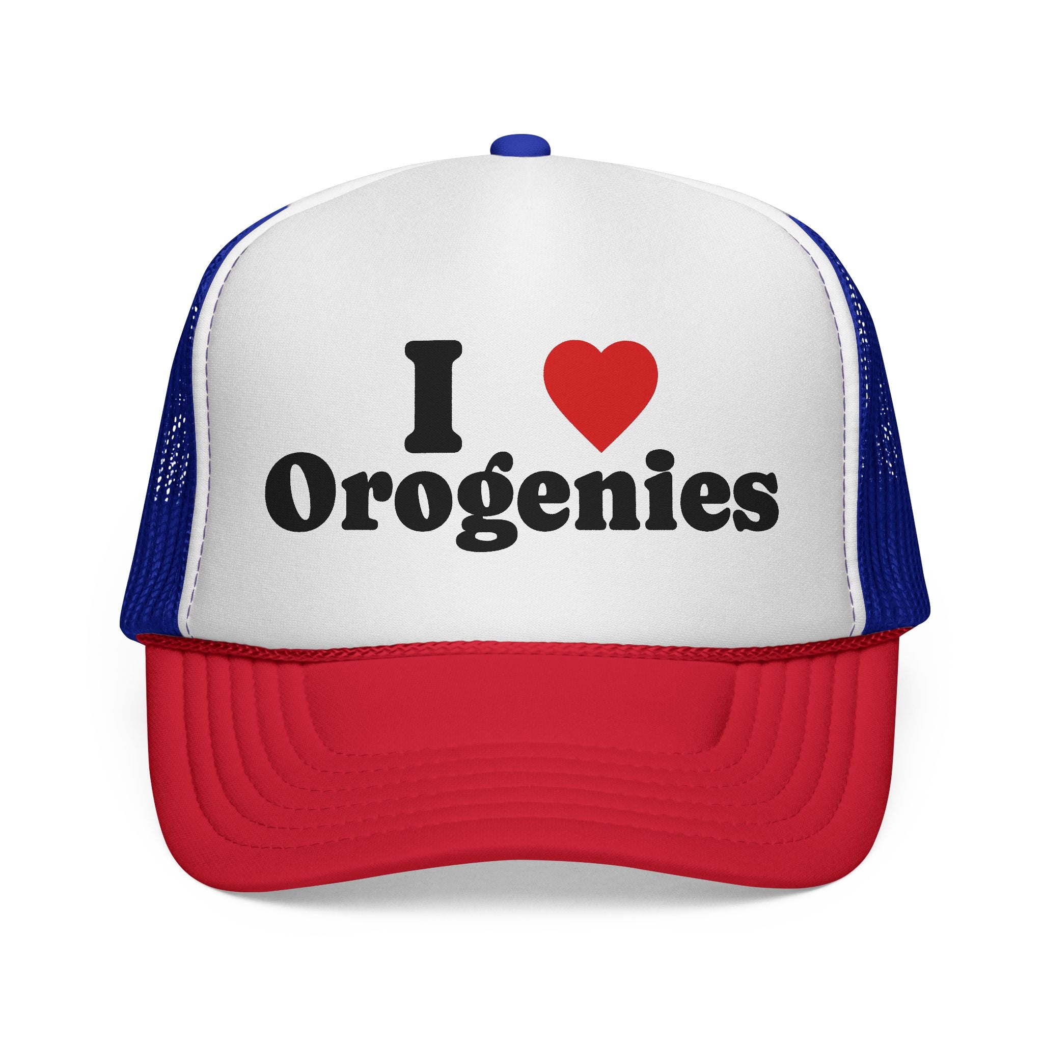 Hat: Trucker Hat I Love Orogenies