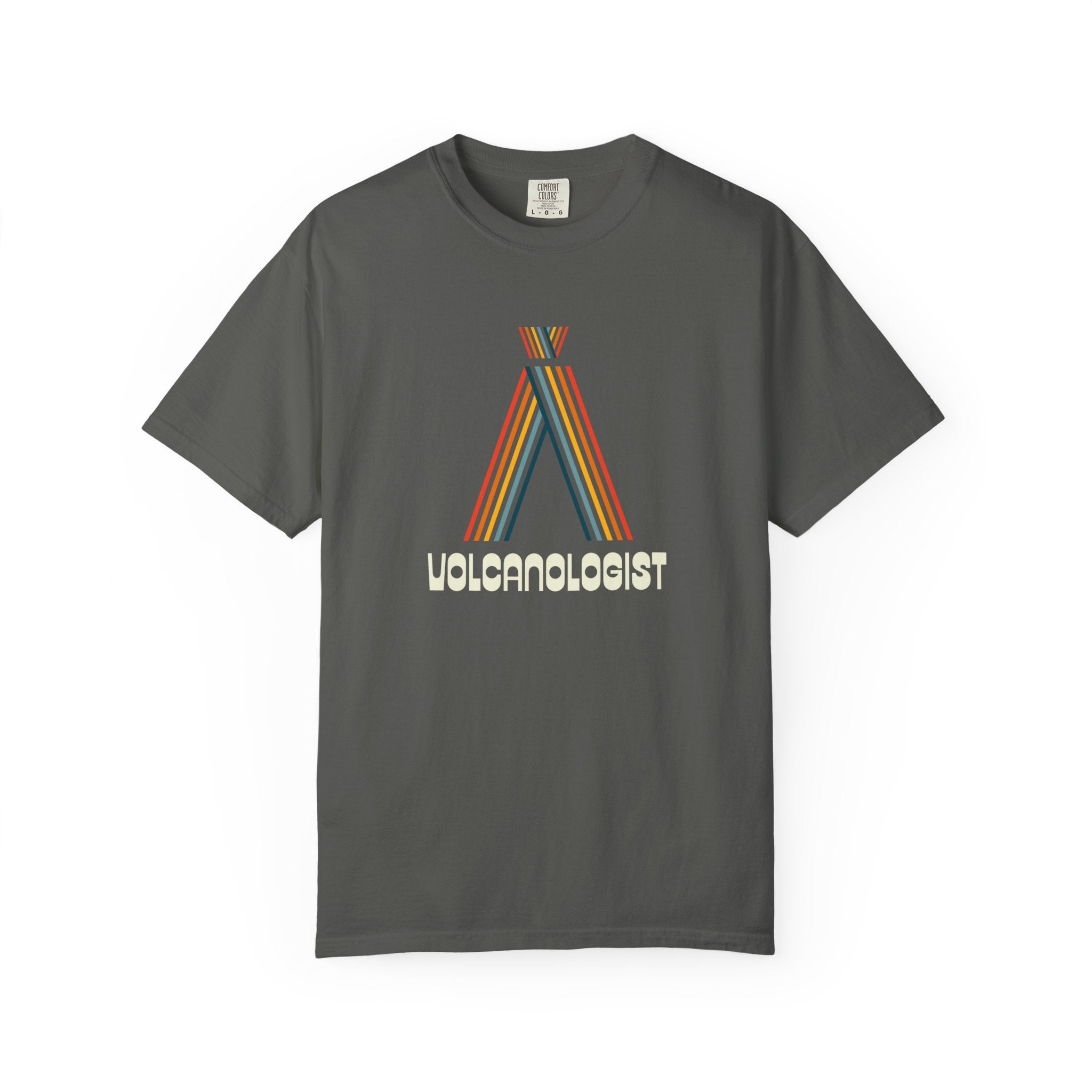 True Navy Funny Geology T-Shirt: Discipline - Volcanologist