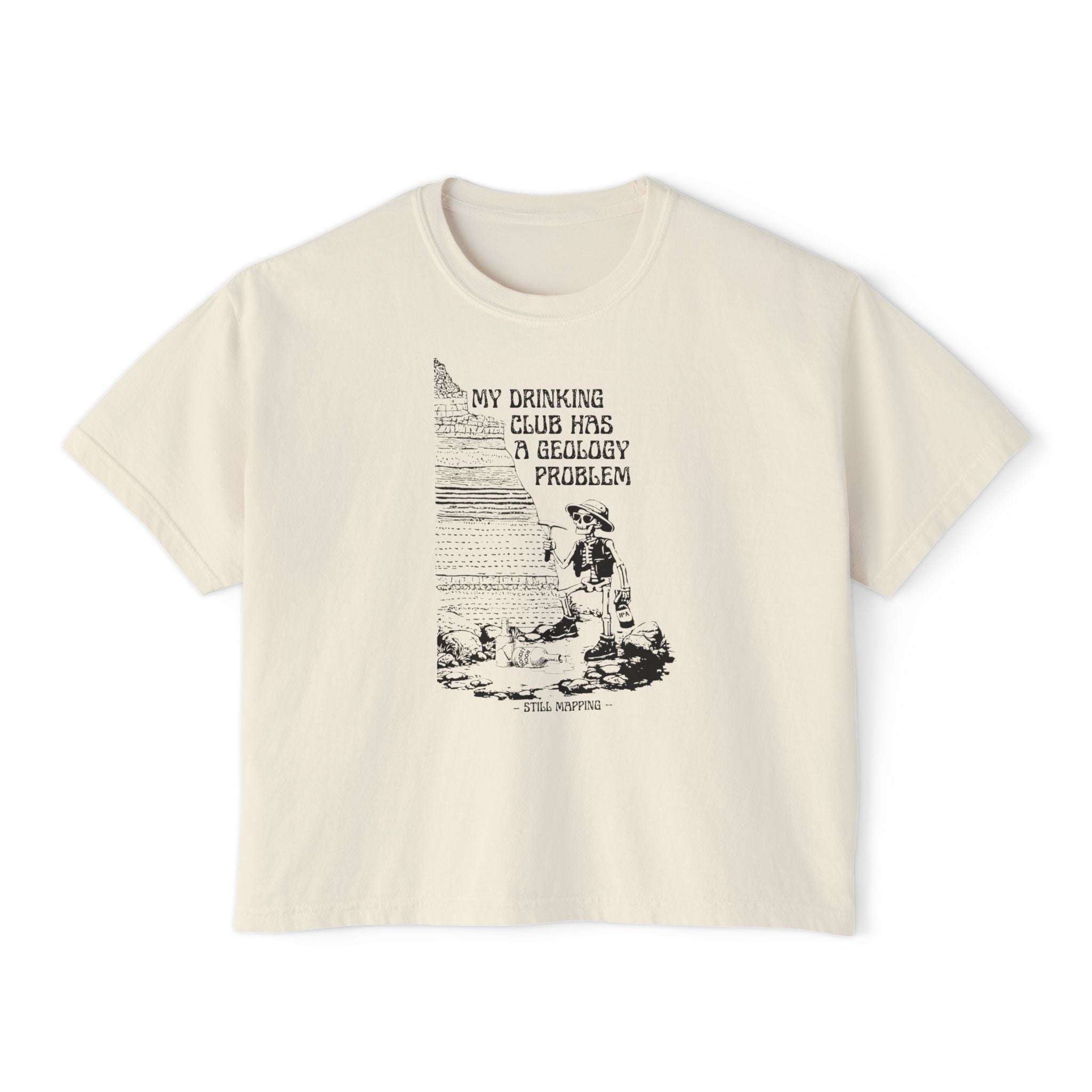 Boxy Tee: My Drinking Club Has a Geology Problem