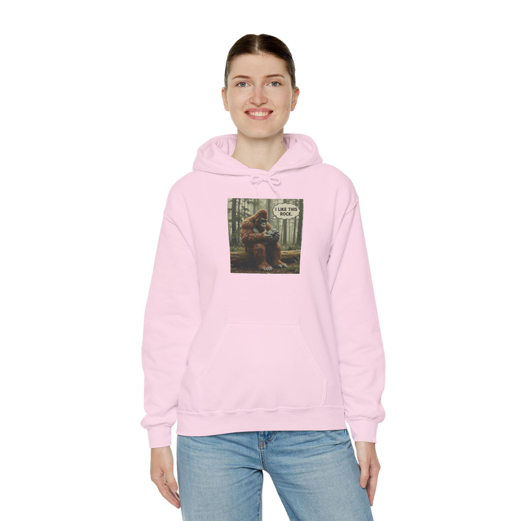 Sweatshirt Hoodie: Bigfoot - I Like This Rock