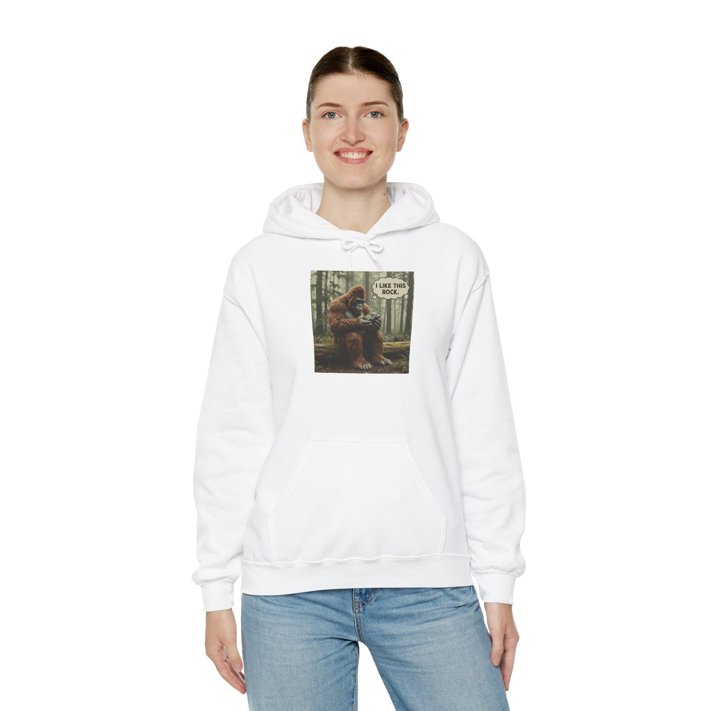 Sweatshirt Hoodie: Bigfoot - I Like This Rock