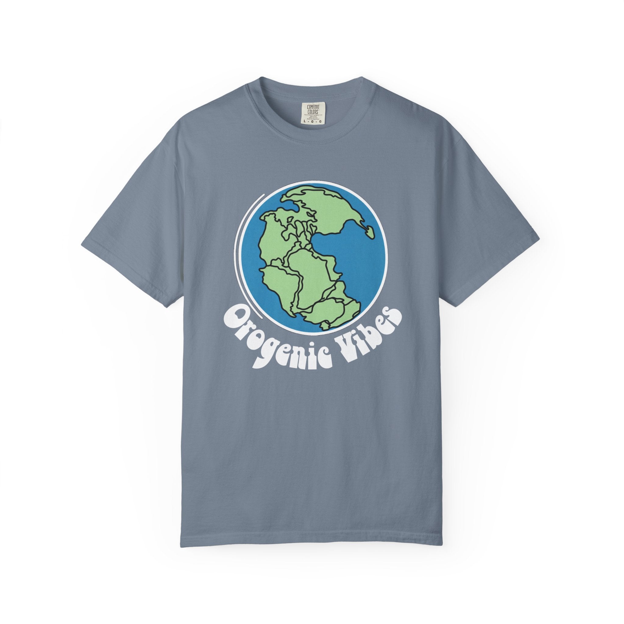 Chambray Funny Geology T-Shirt: Organic Vibes
