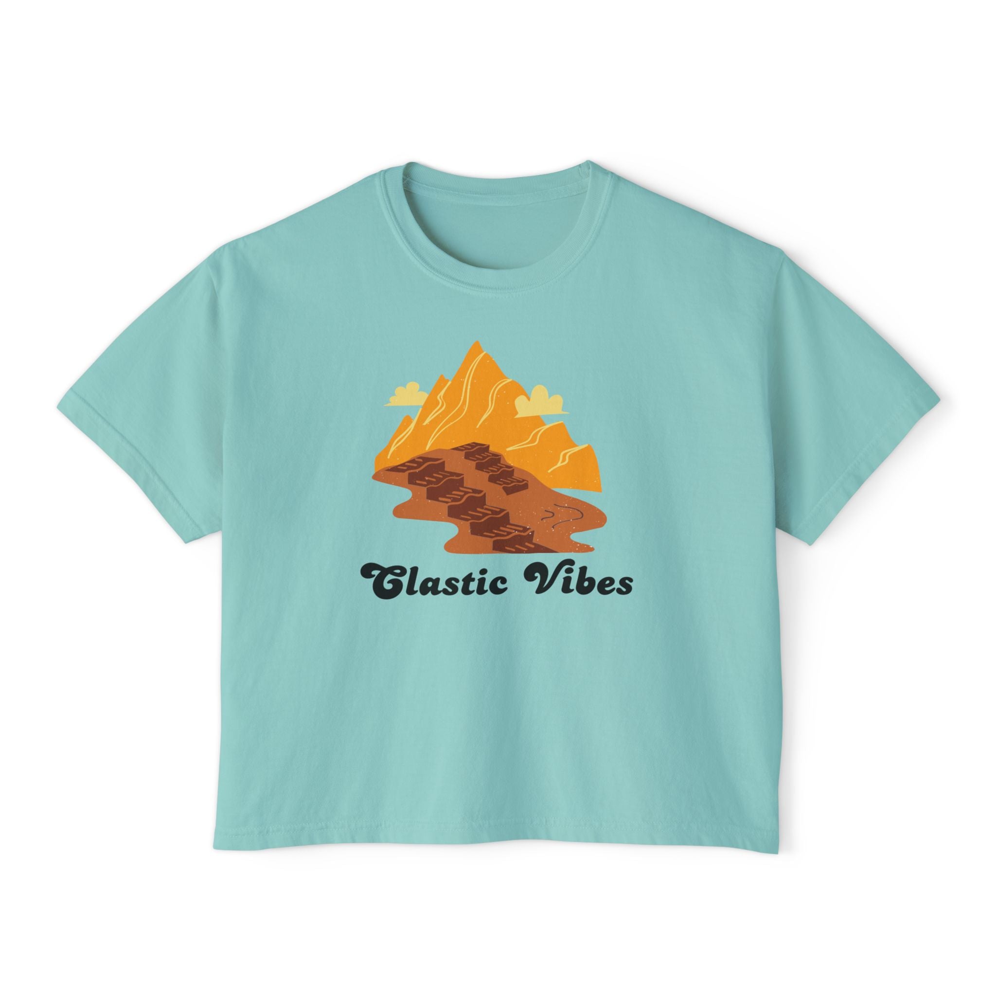 Boxy Tee: Clastic Vibes