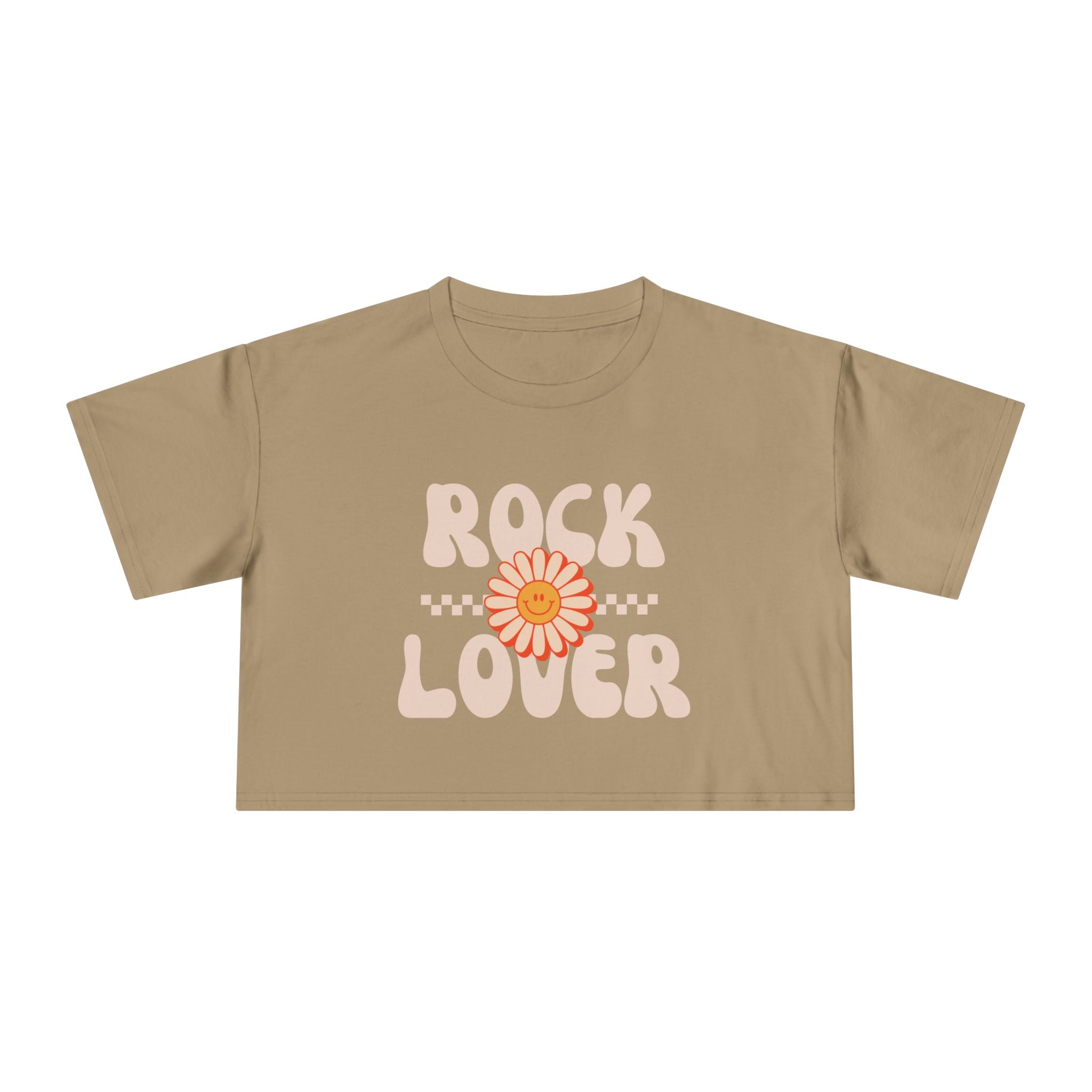 Crop Tee: Rock Lover