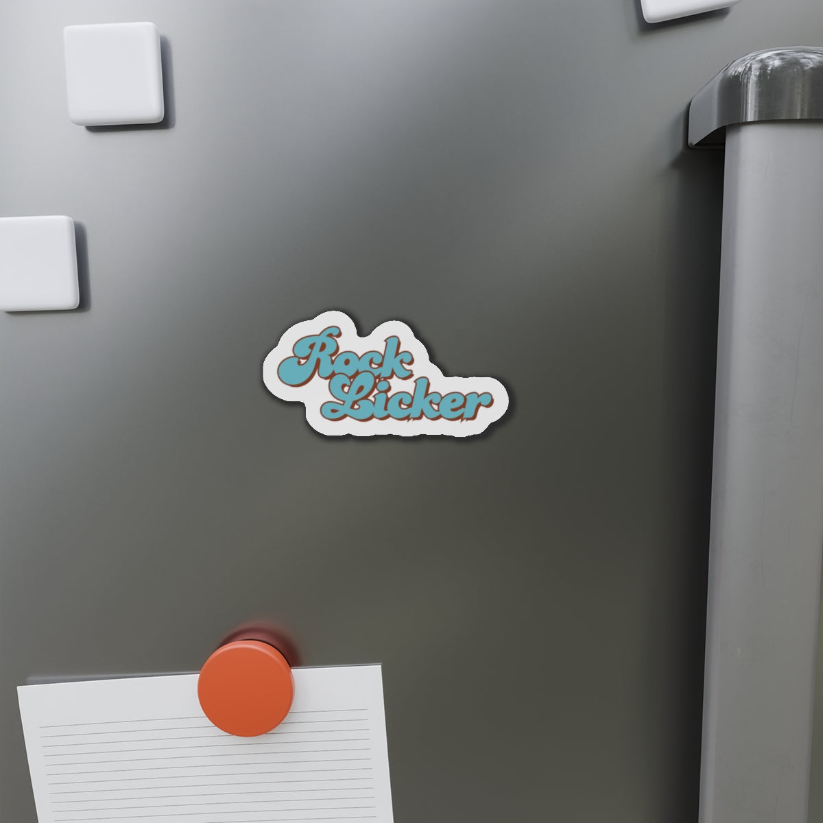 Magnet: Rock Licker Die-Cut Blue