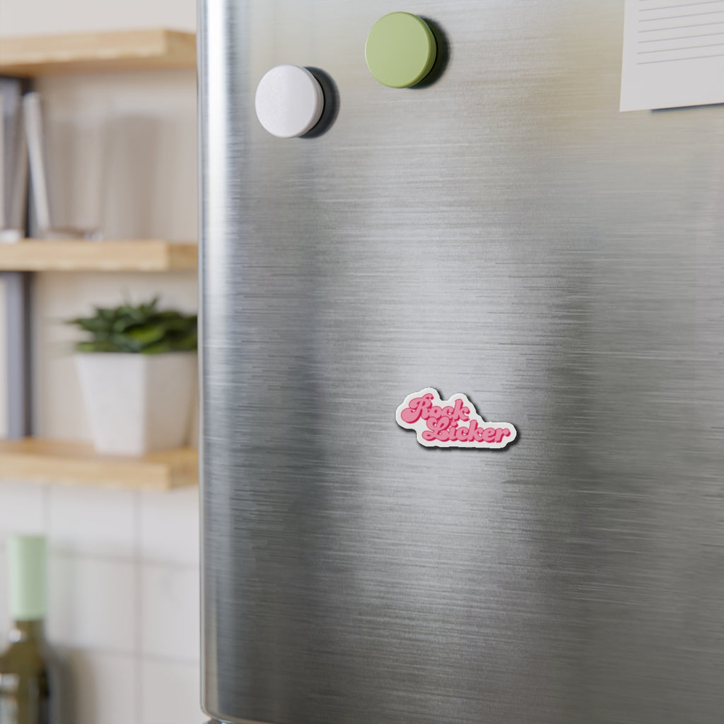 Magnet: Rock Licker Die-Cut Pink