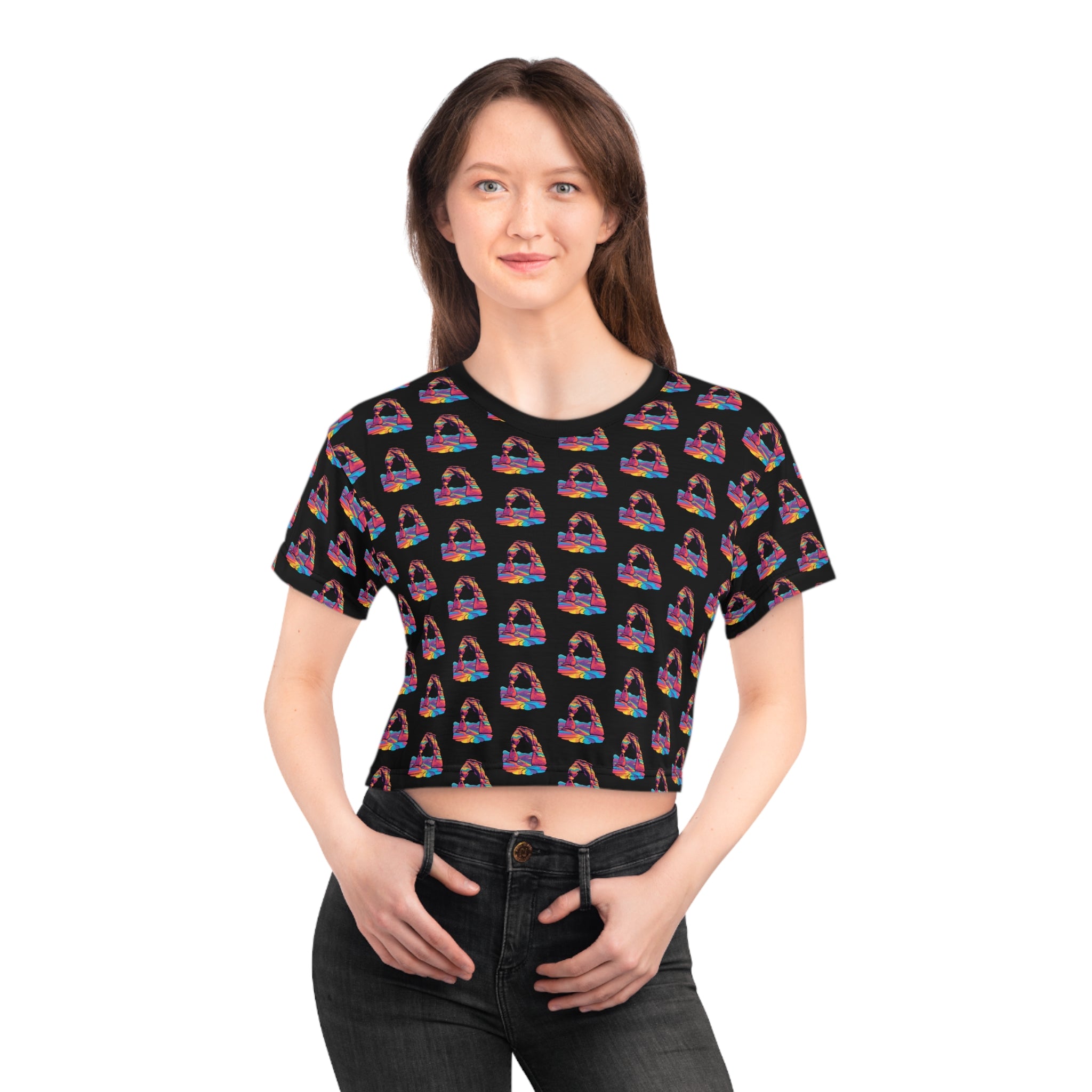 NP: Arches Crop Tee V1 —  All-Over Print