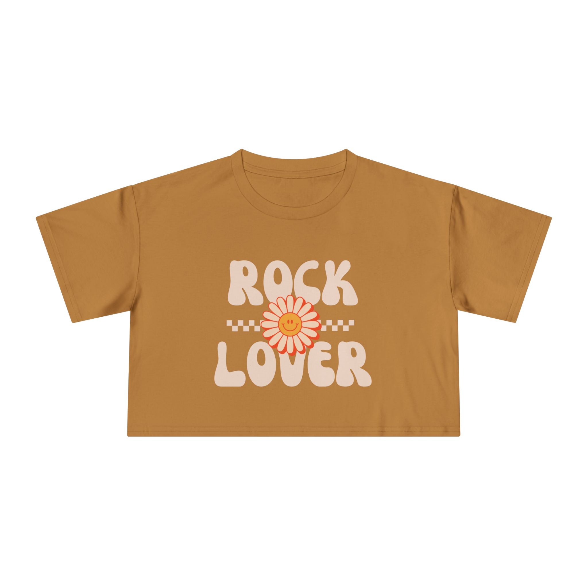 Crop Tee: Rock Lover
