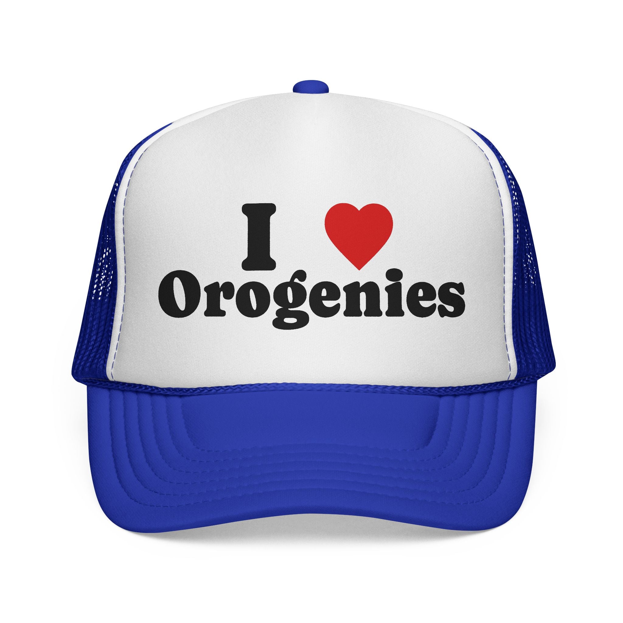 Hat: Trucker Hat I Love Orogenies