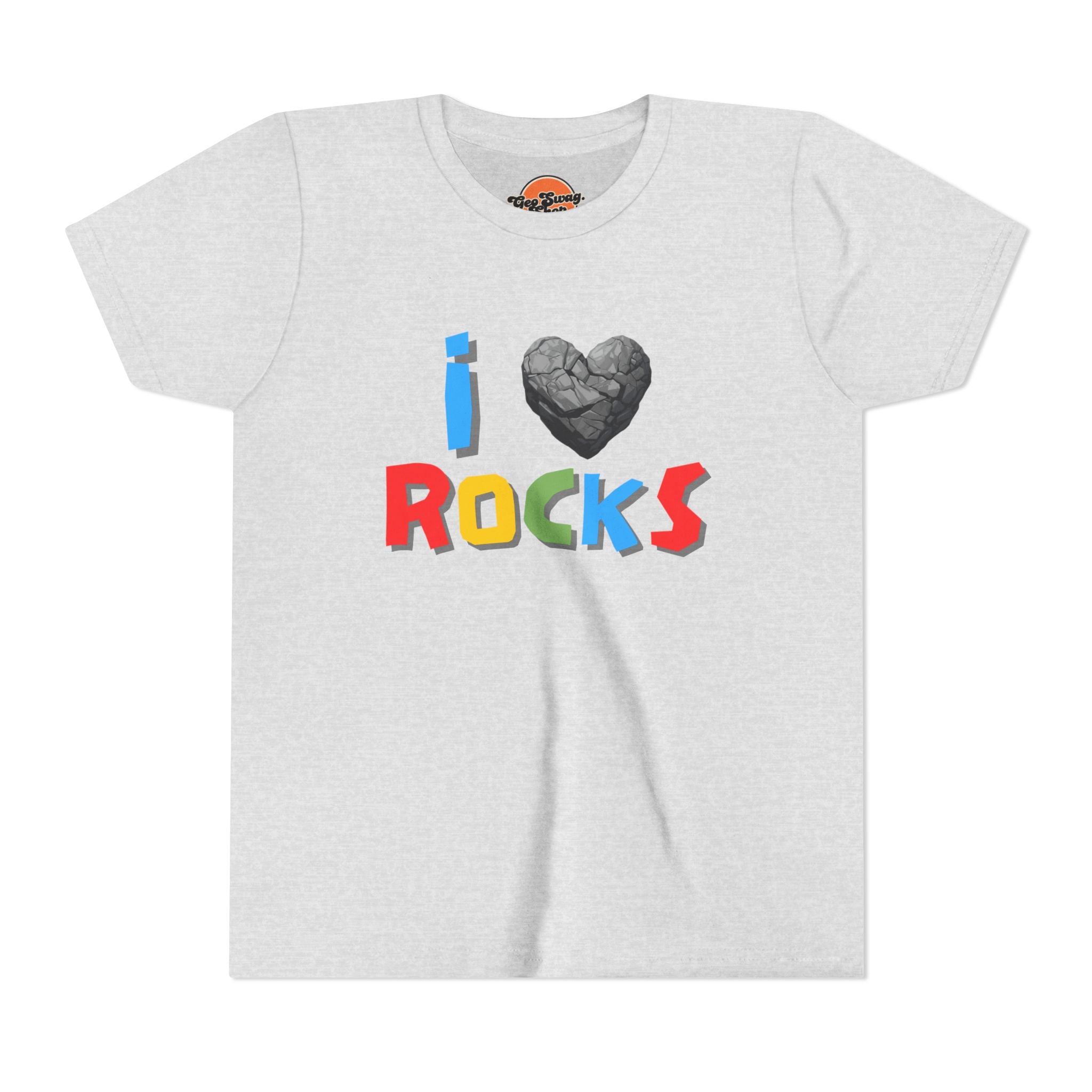 Youth Tee: I Love Rocks