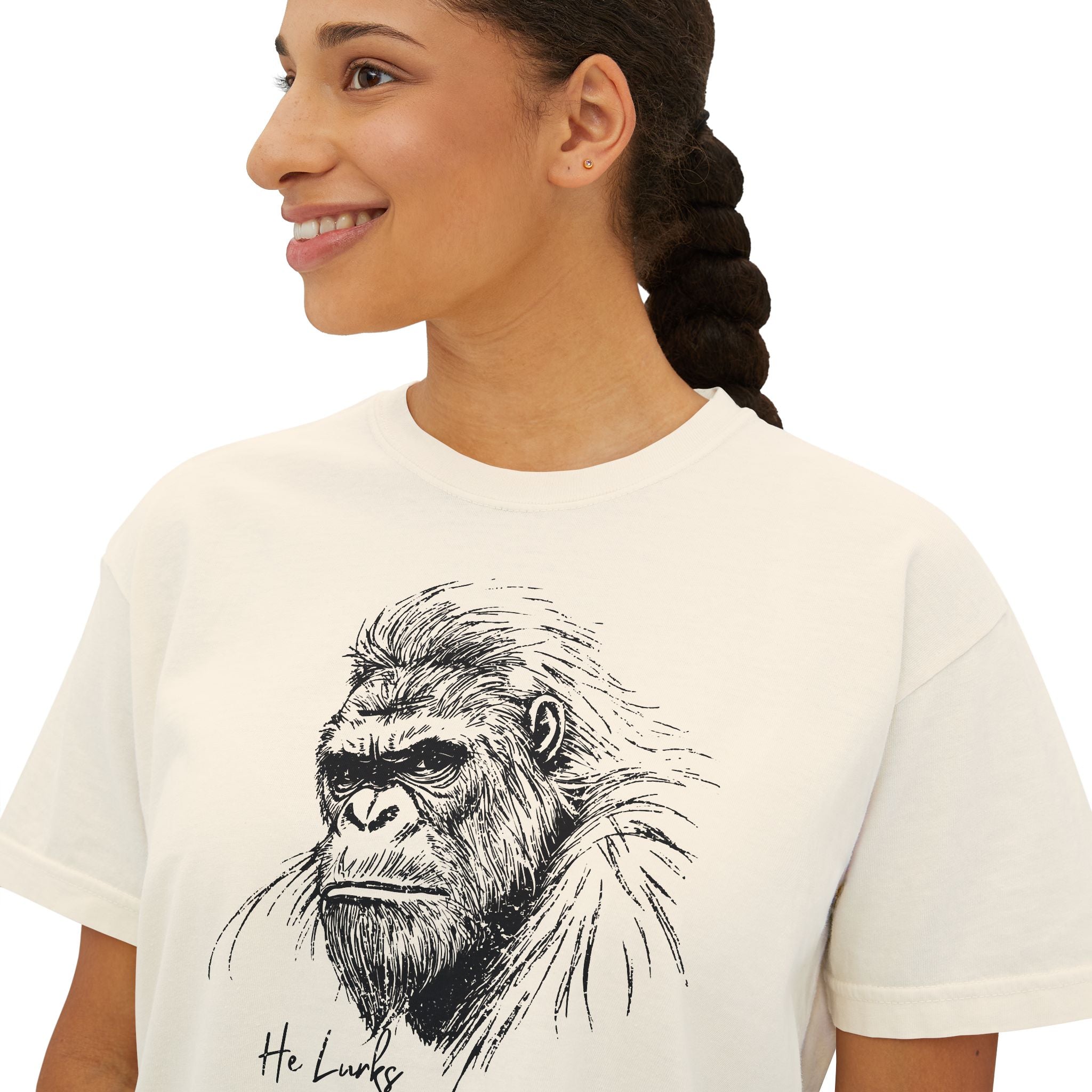 Box Tee: Bigfoot - He Lurks