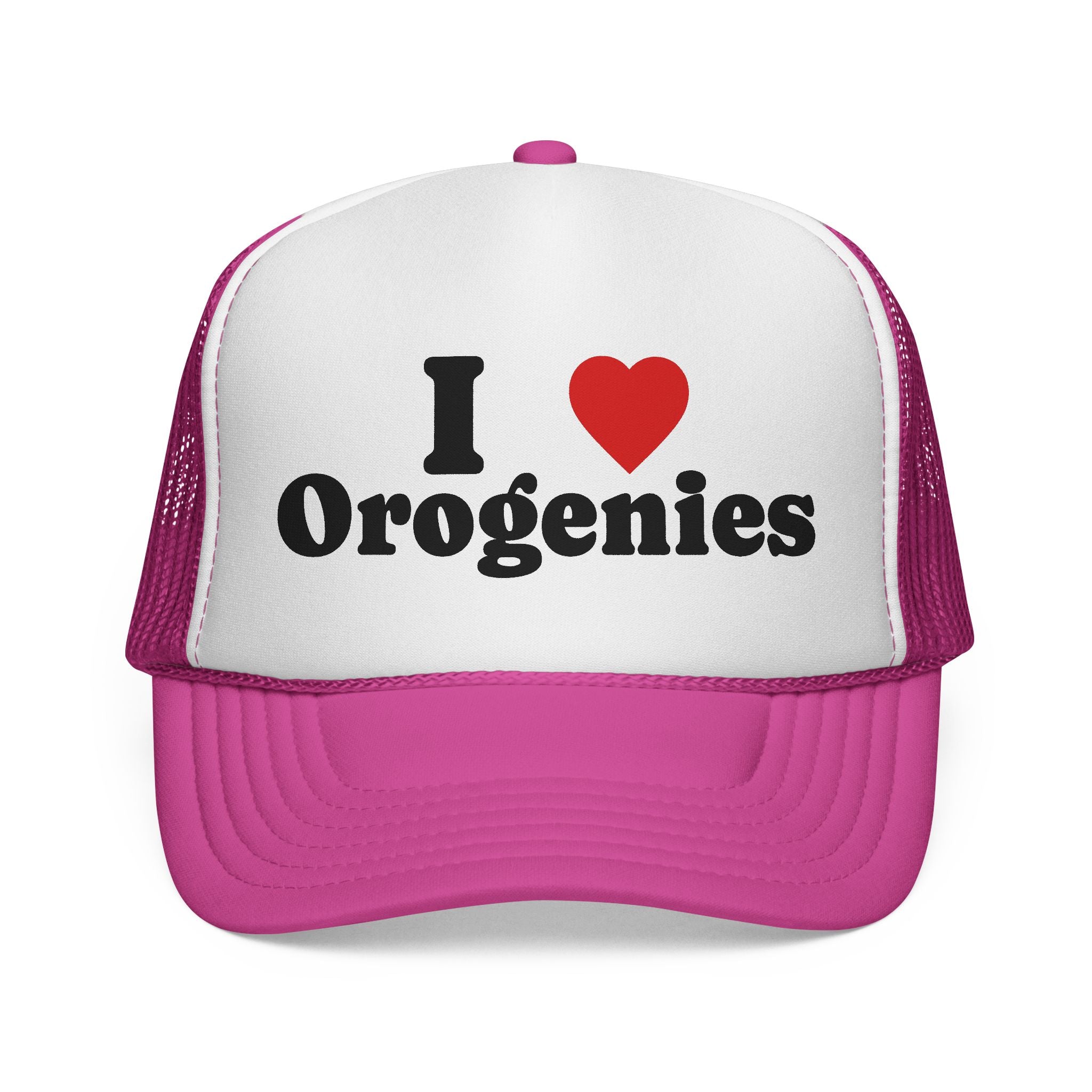 Hat: Trucker Hat I Love Orogenies