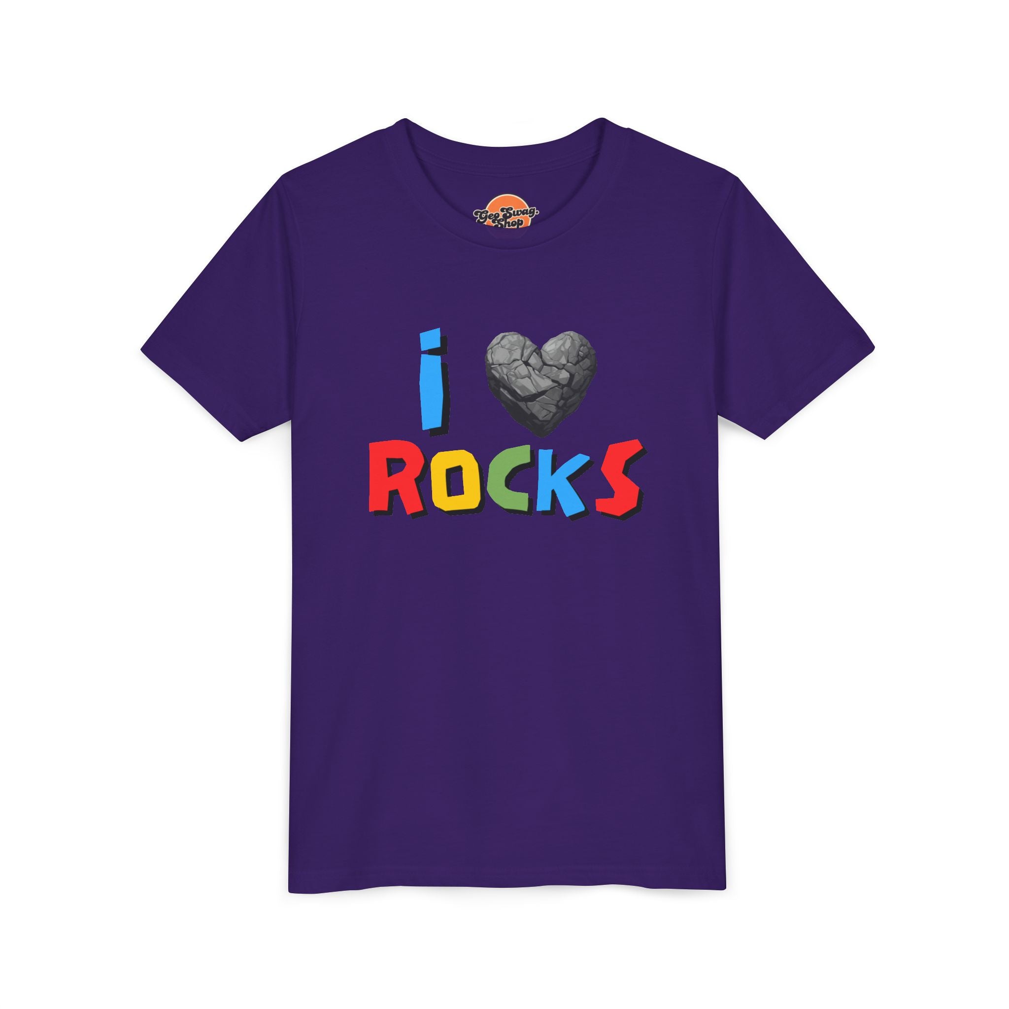 Youth Tee: I Love Rocks