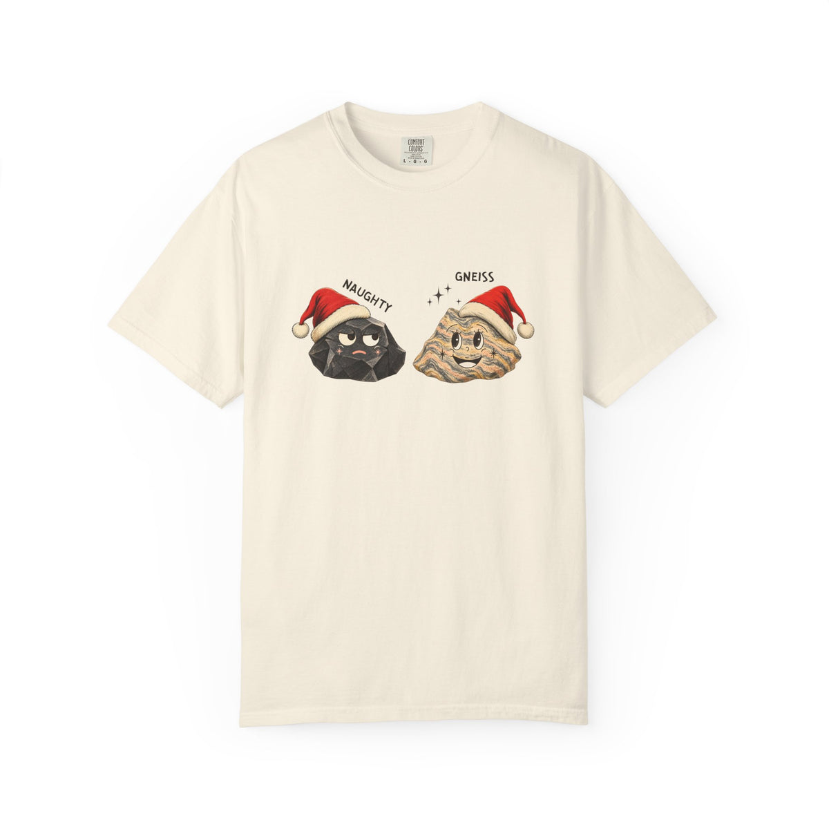 Geology Holiday T-Shirt: Naughty or Gneiss